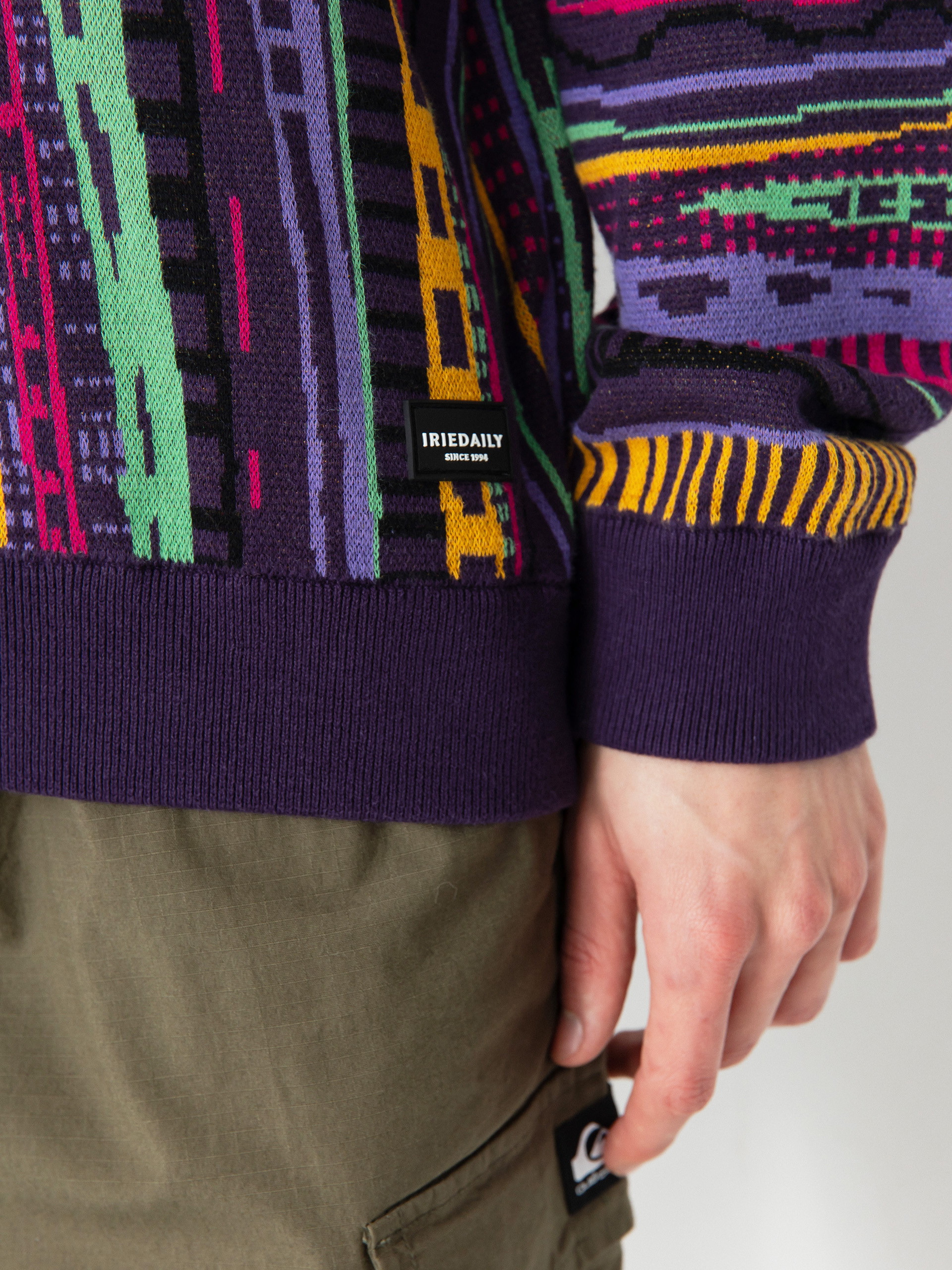 Svetr Iriedaily Theodore Knit (deep purple)