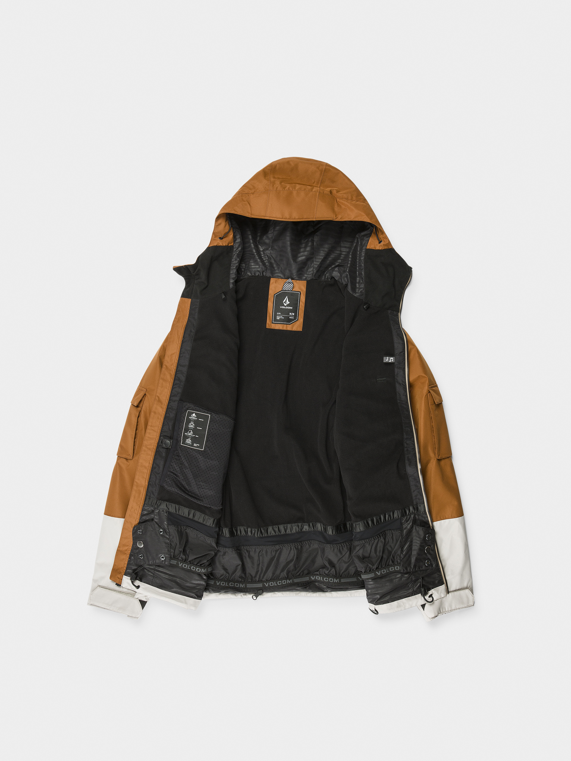 Pánská Snowboardová bunda Volcom Nightbreaker 20K (chestnut brown)