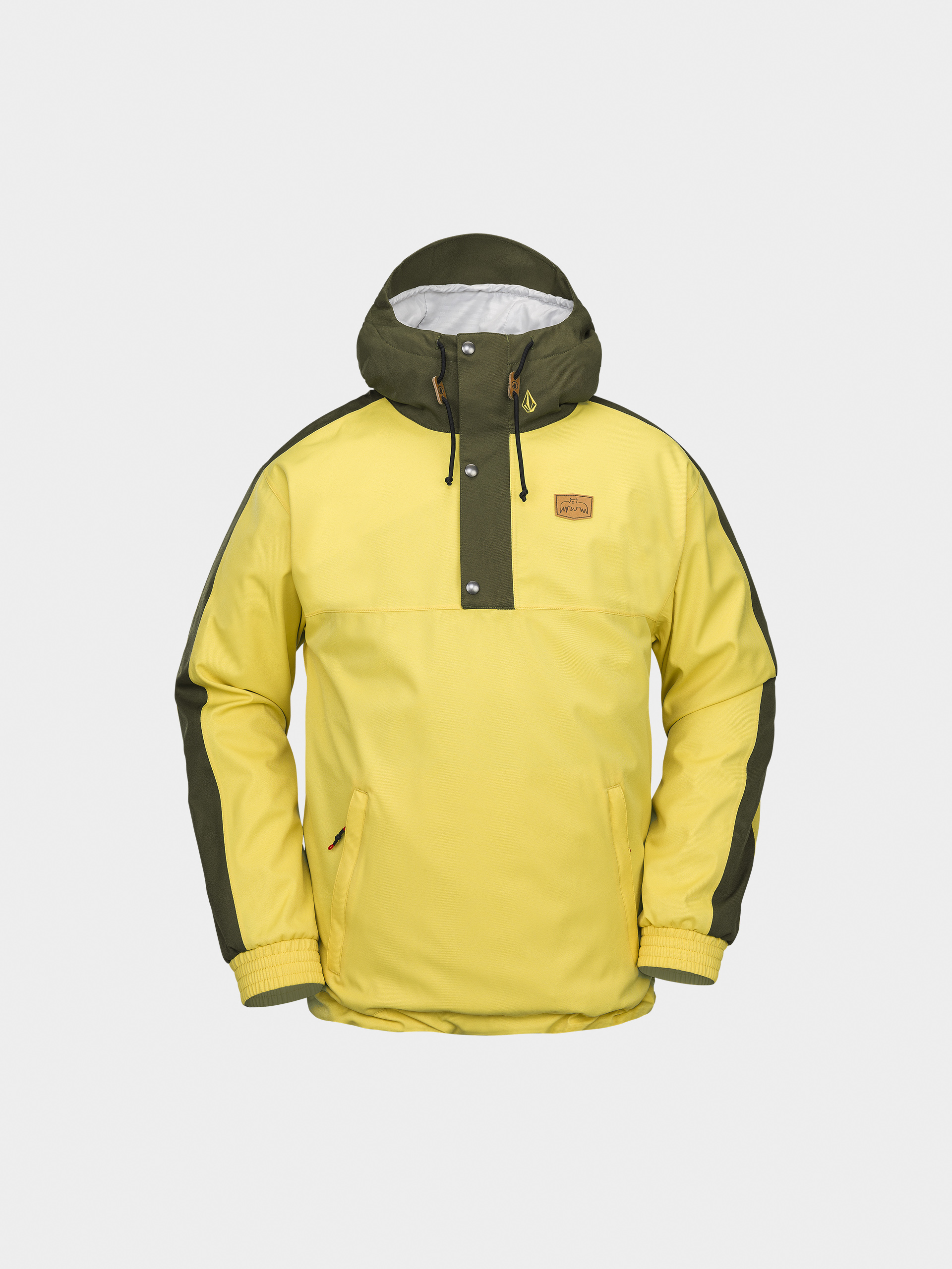 Pánská Snowboardová bunda Volcom Longo 20K Pullover (dark yellow)