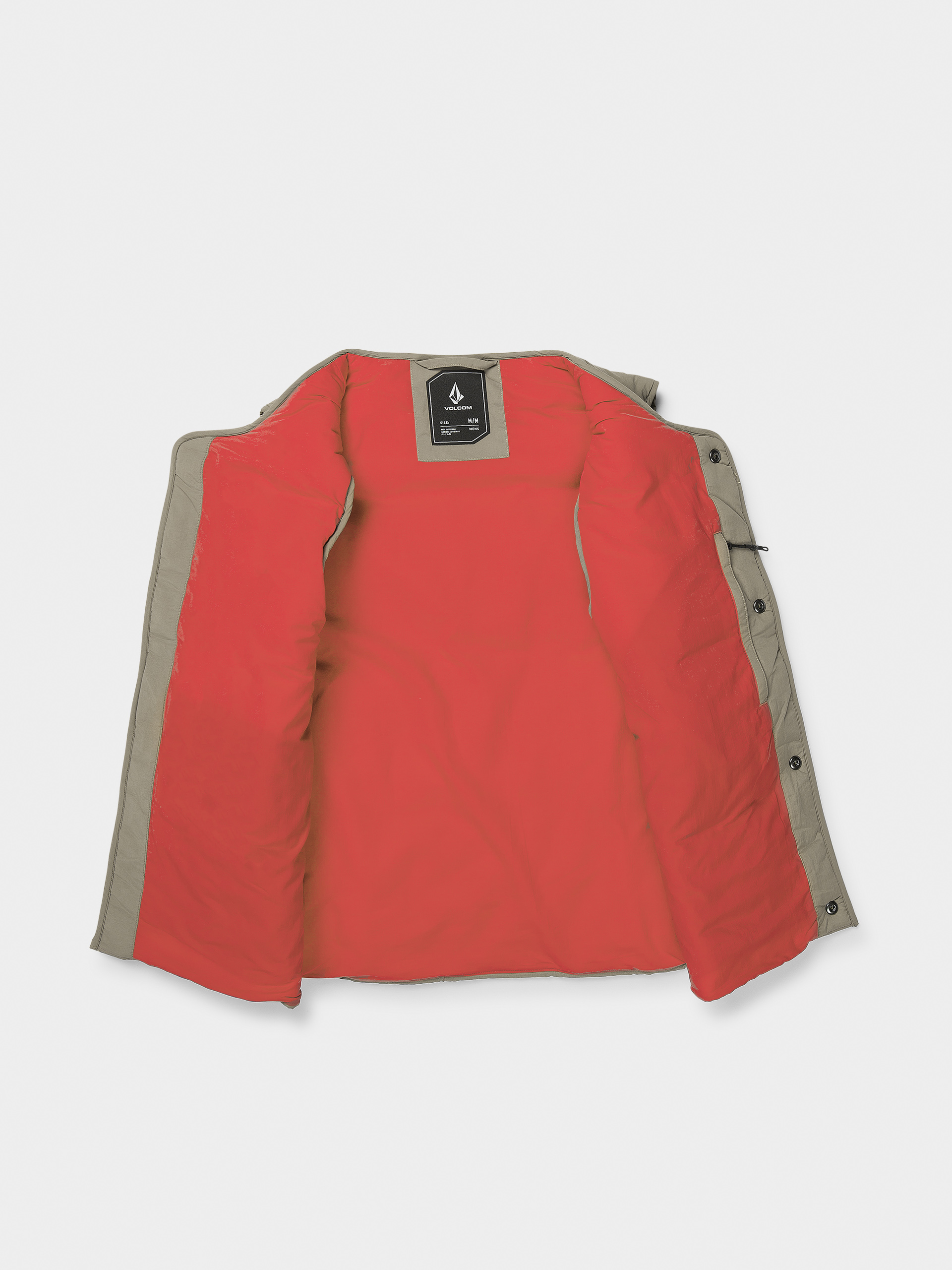 vesta Volcom Layered Up Vest (chestnut brown)