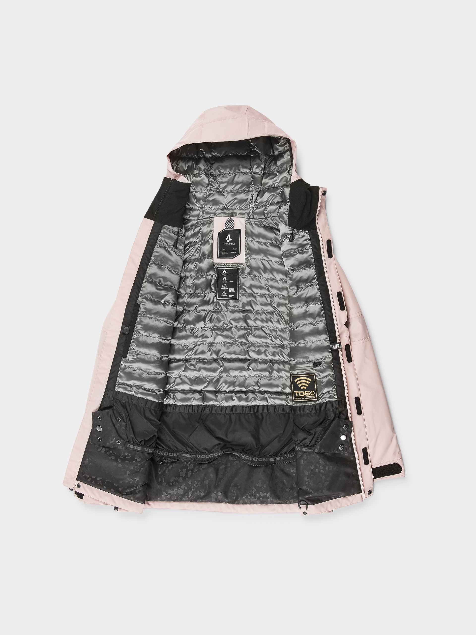Dámská Snowboardová bunda Volcom Larx 2L Tds Inf Parka (adobe rose)