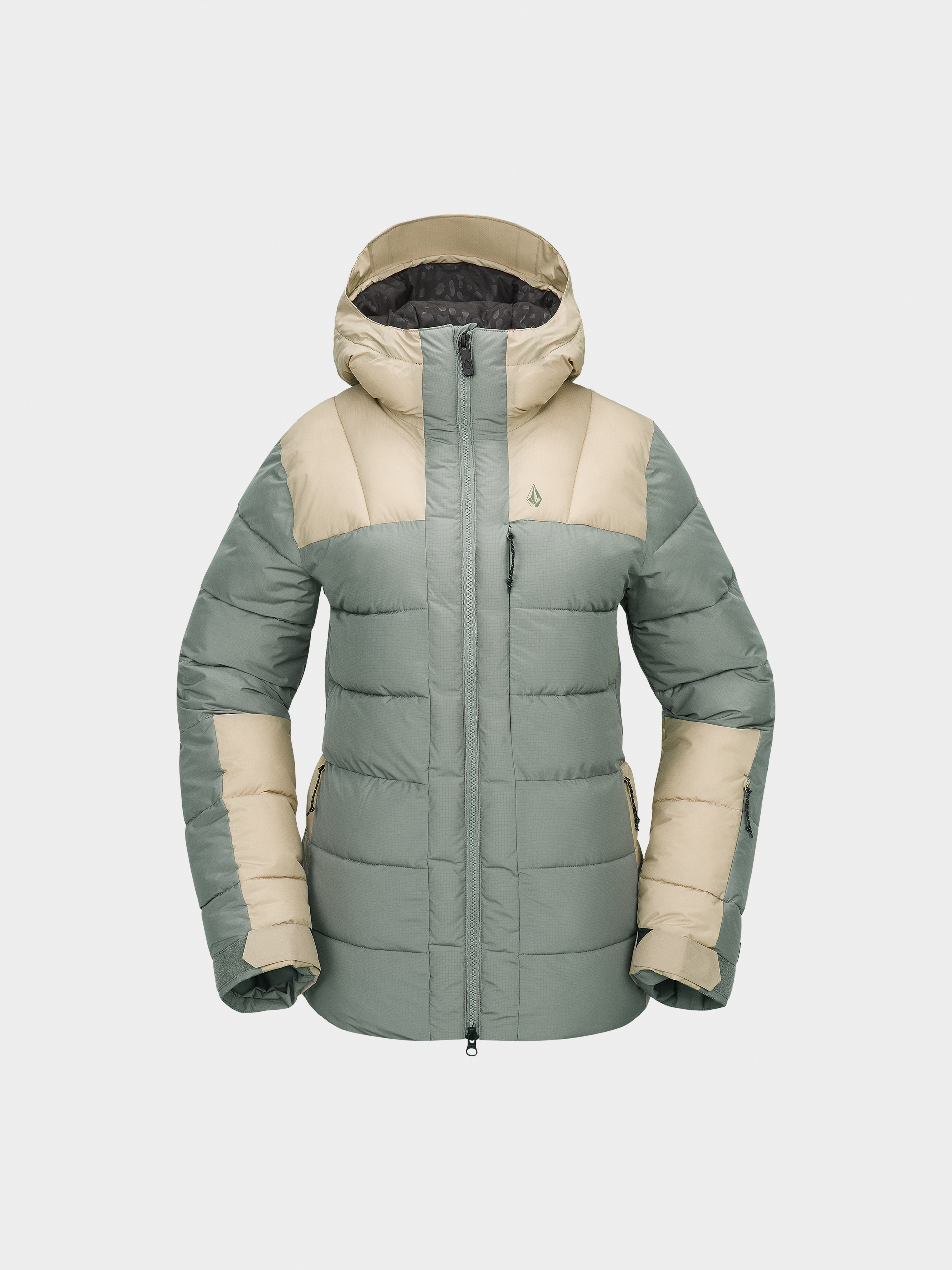 Dámská Snowboardová bunda Volcom Puffleup (lichen green)