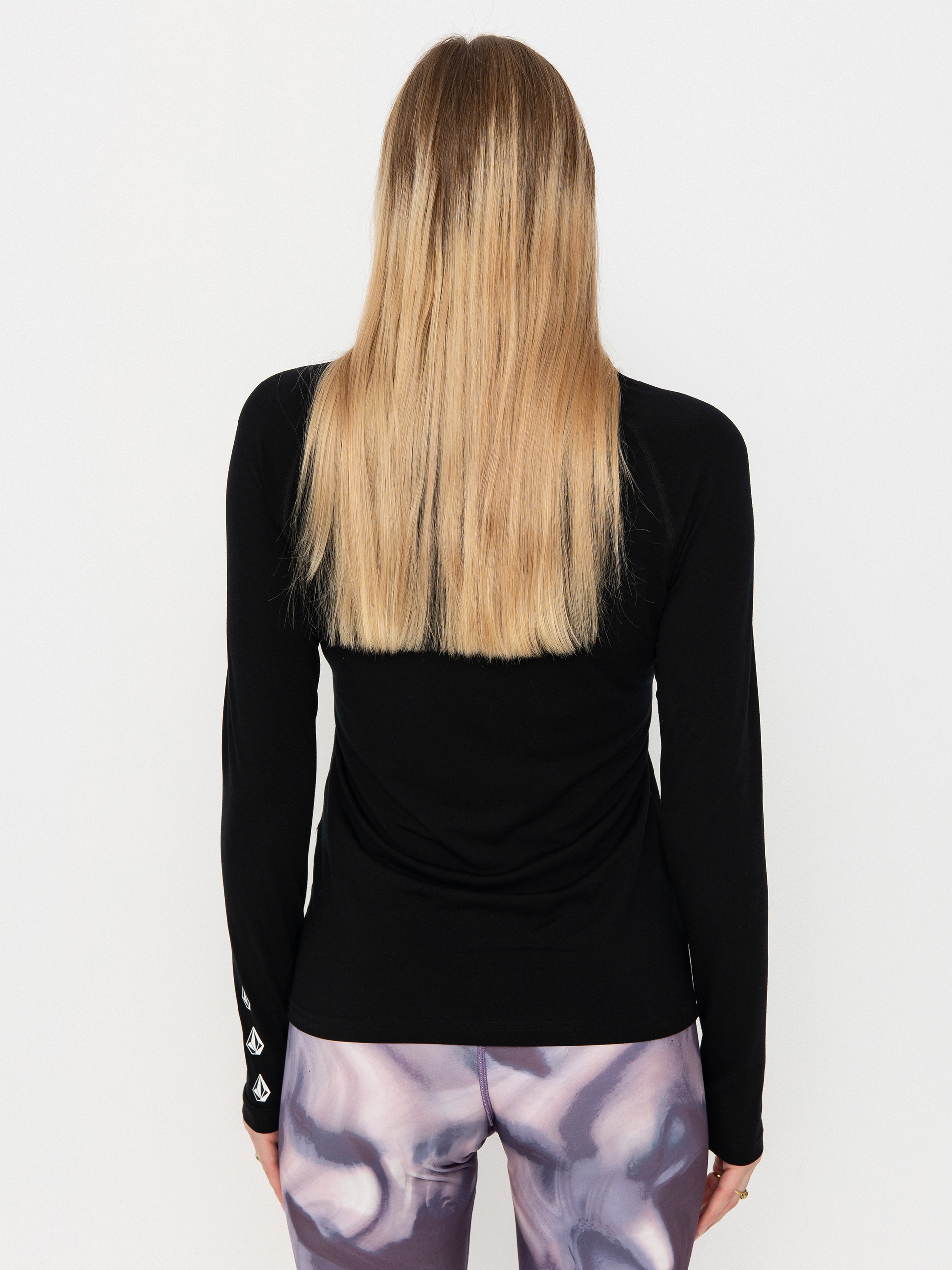 Dámský Triko Volcom Merino Blend Crew (black)