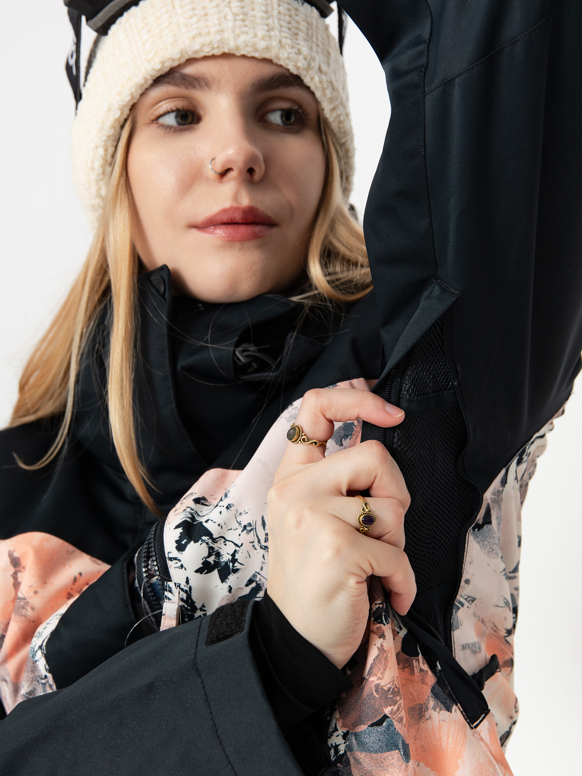 Dámská Snowboardová bunda Roxy Jetty Block (dreamy picture)