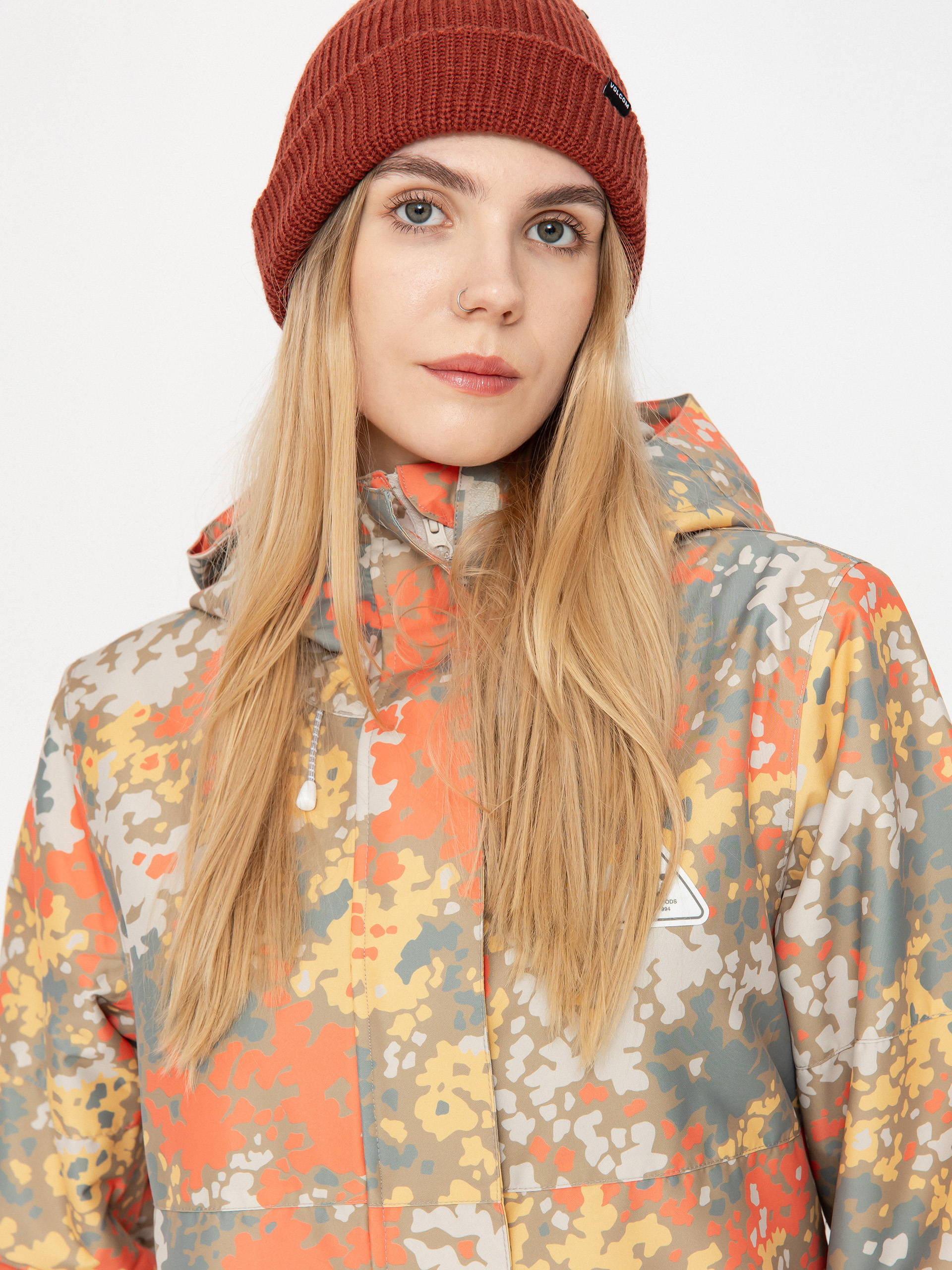 Dámská Snowboardová bunda DC Cruiser (fractal coral)