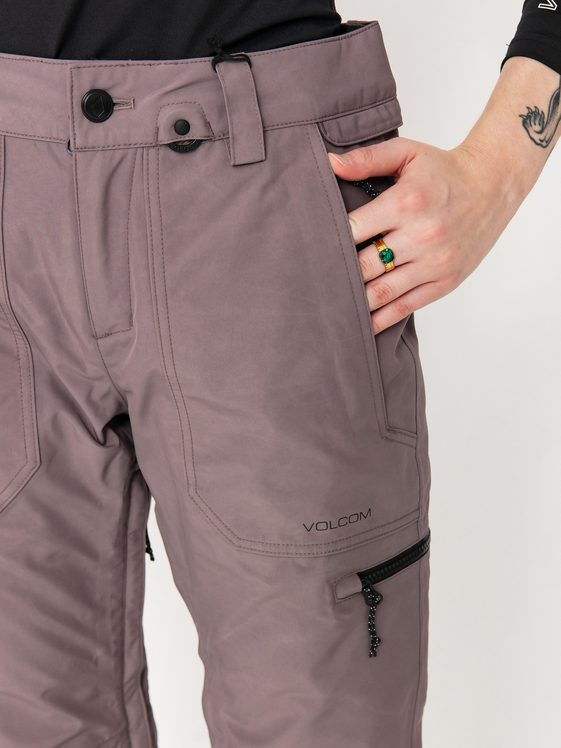 Dámské Snowboardové kalhoty  Volcom Knox Ins Gore Tex (dusty lavender)