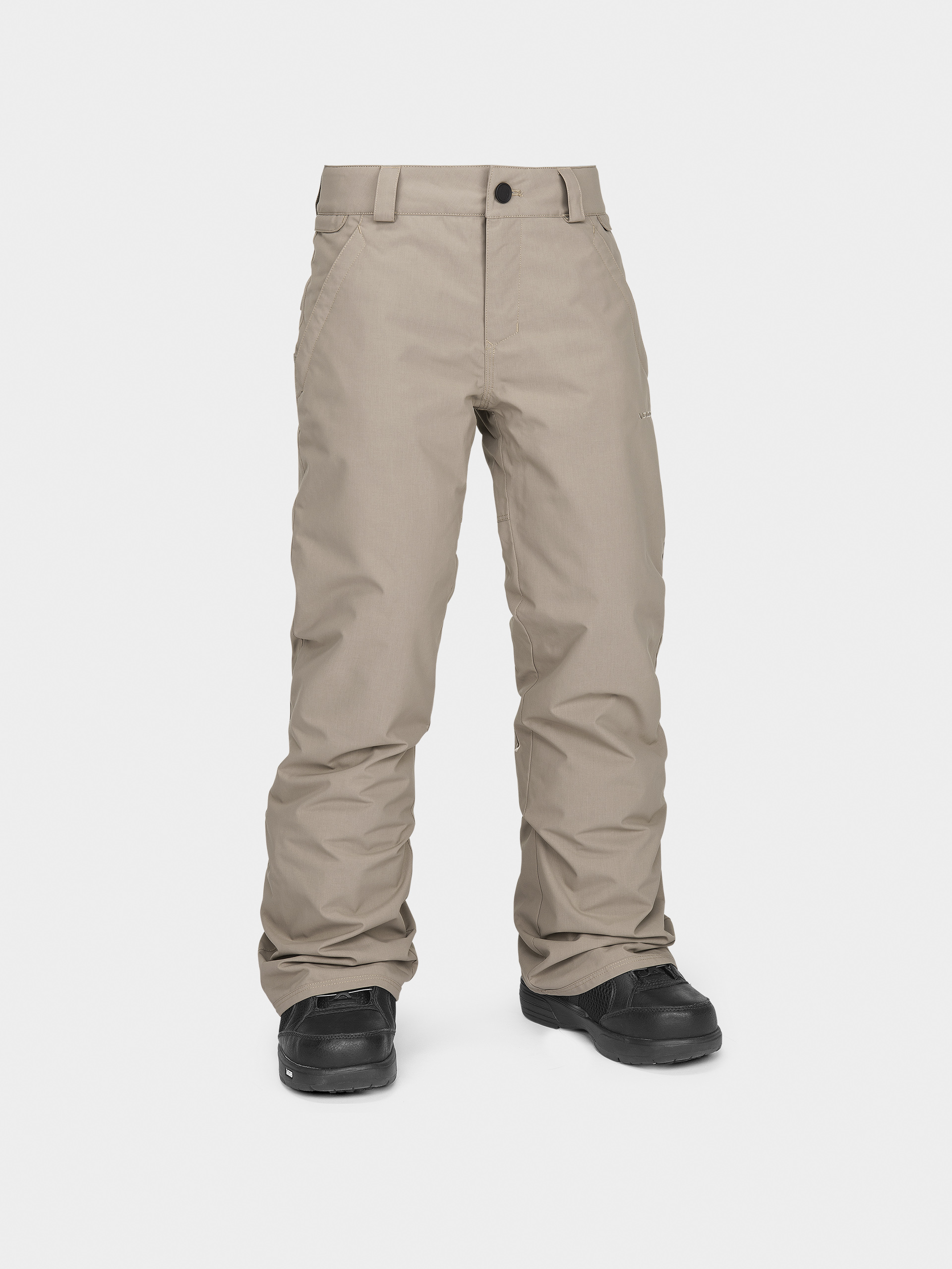 Snowboardové kalhoty  Volcom Freakin Chino Youth Ins JR (chestnut brown)