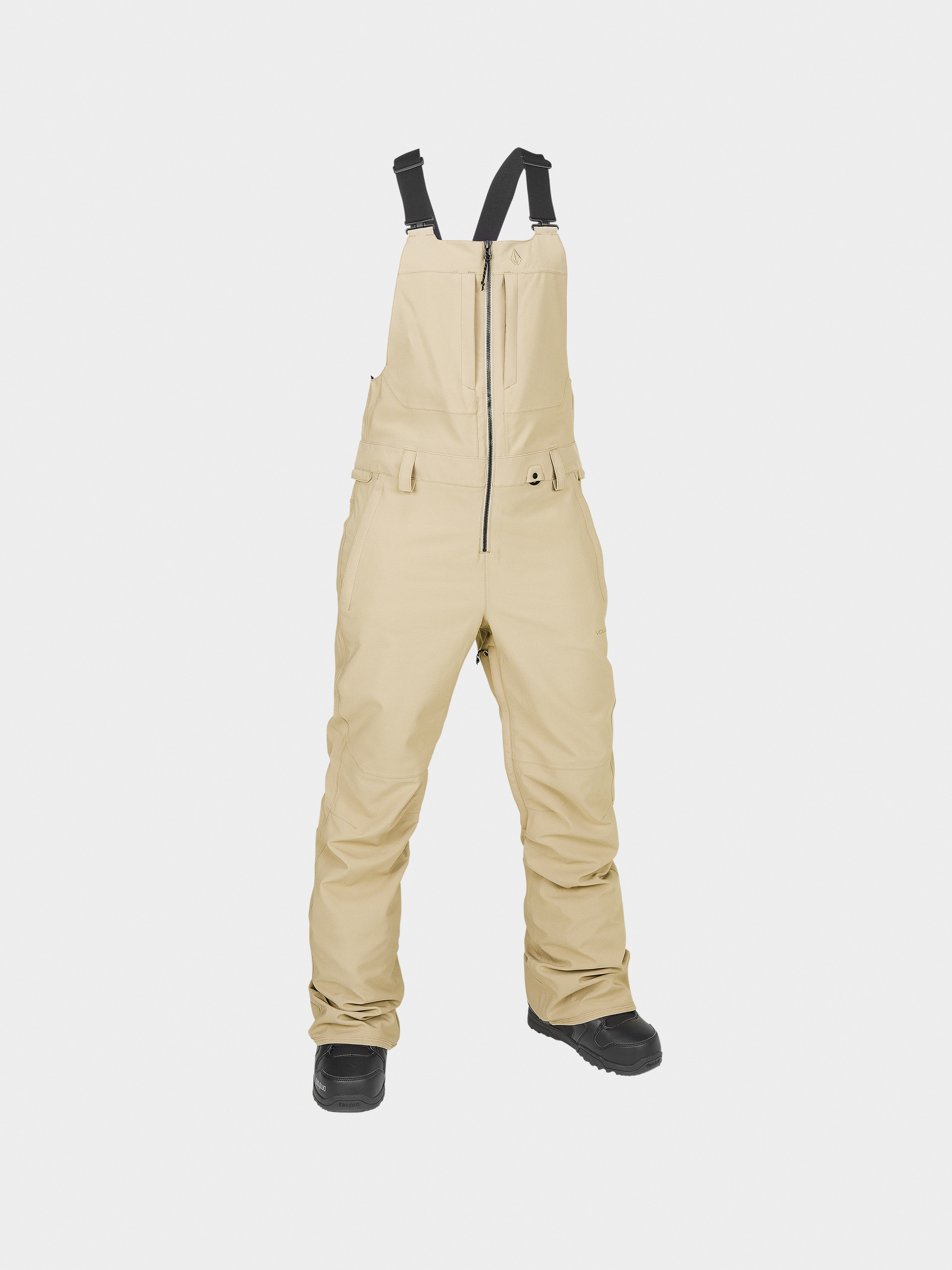 Snowboardové kalhoty  Volcom Swift Bib Overall Wmn (sand)