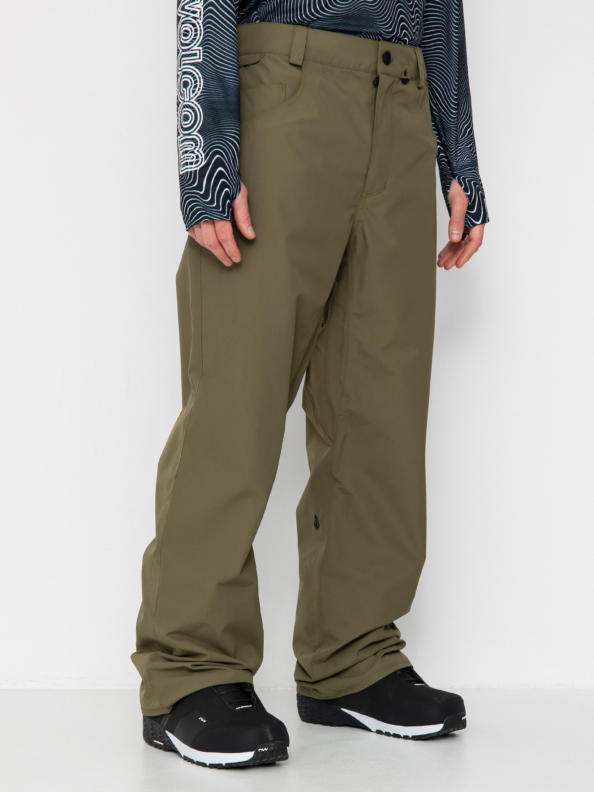 Pánské Snowboardové kalhoty  Volcom 5 Pocket (ivy)