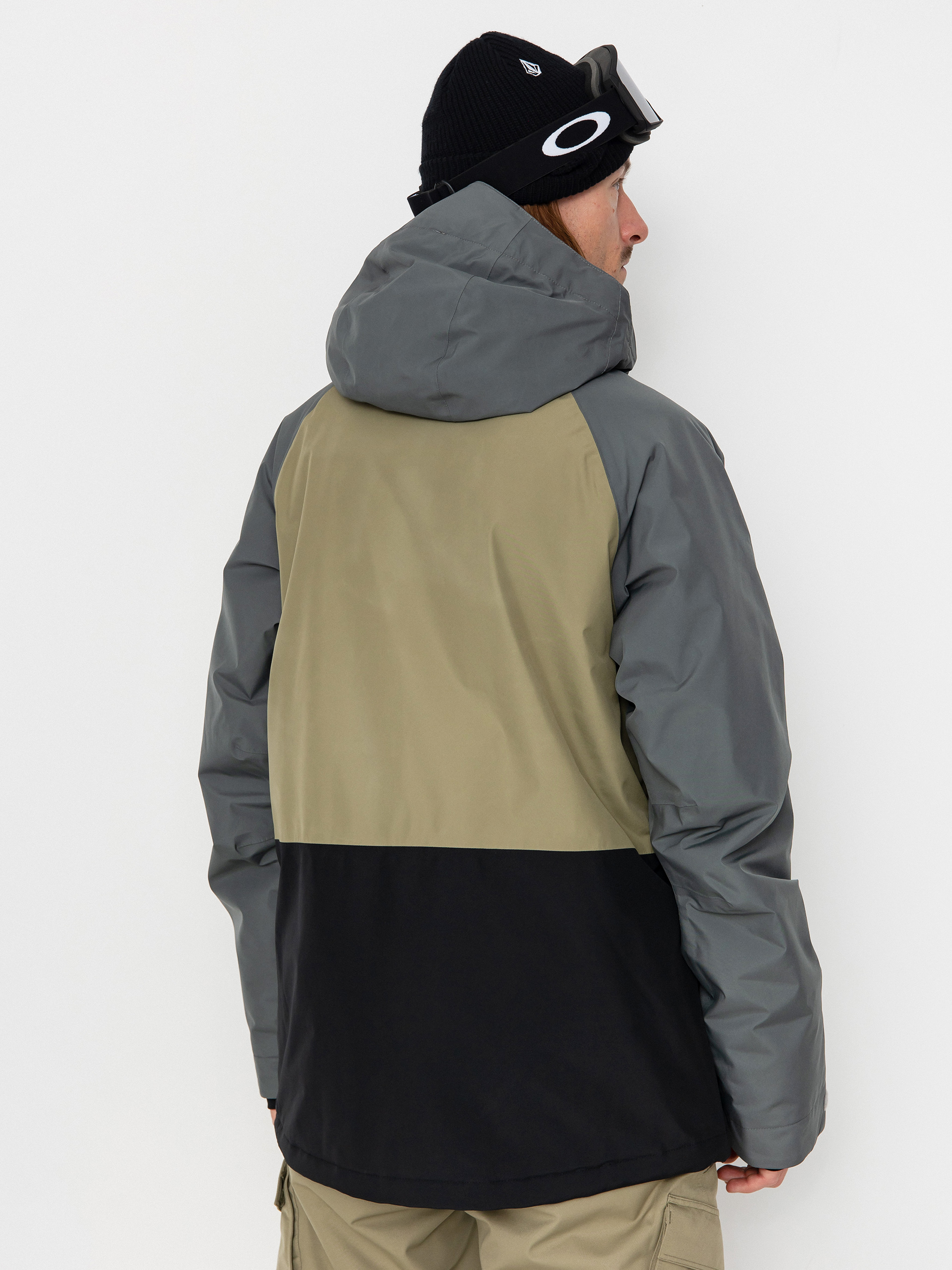 Pánská Snowboardová bunda 686 Gore Tex Core Inslulated (rhino grey colorblock)