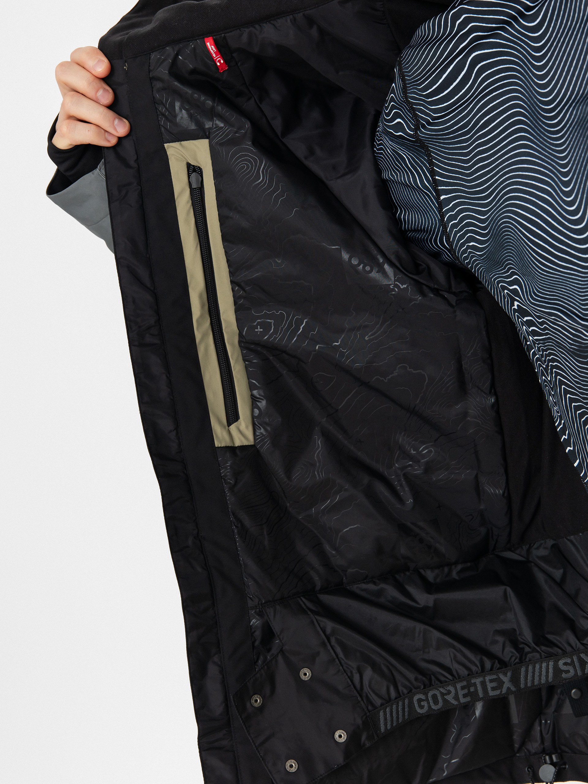 Pánská Snowboardová bunda 686 Gore Tex Core Inslulated (rhino grey colorblock)