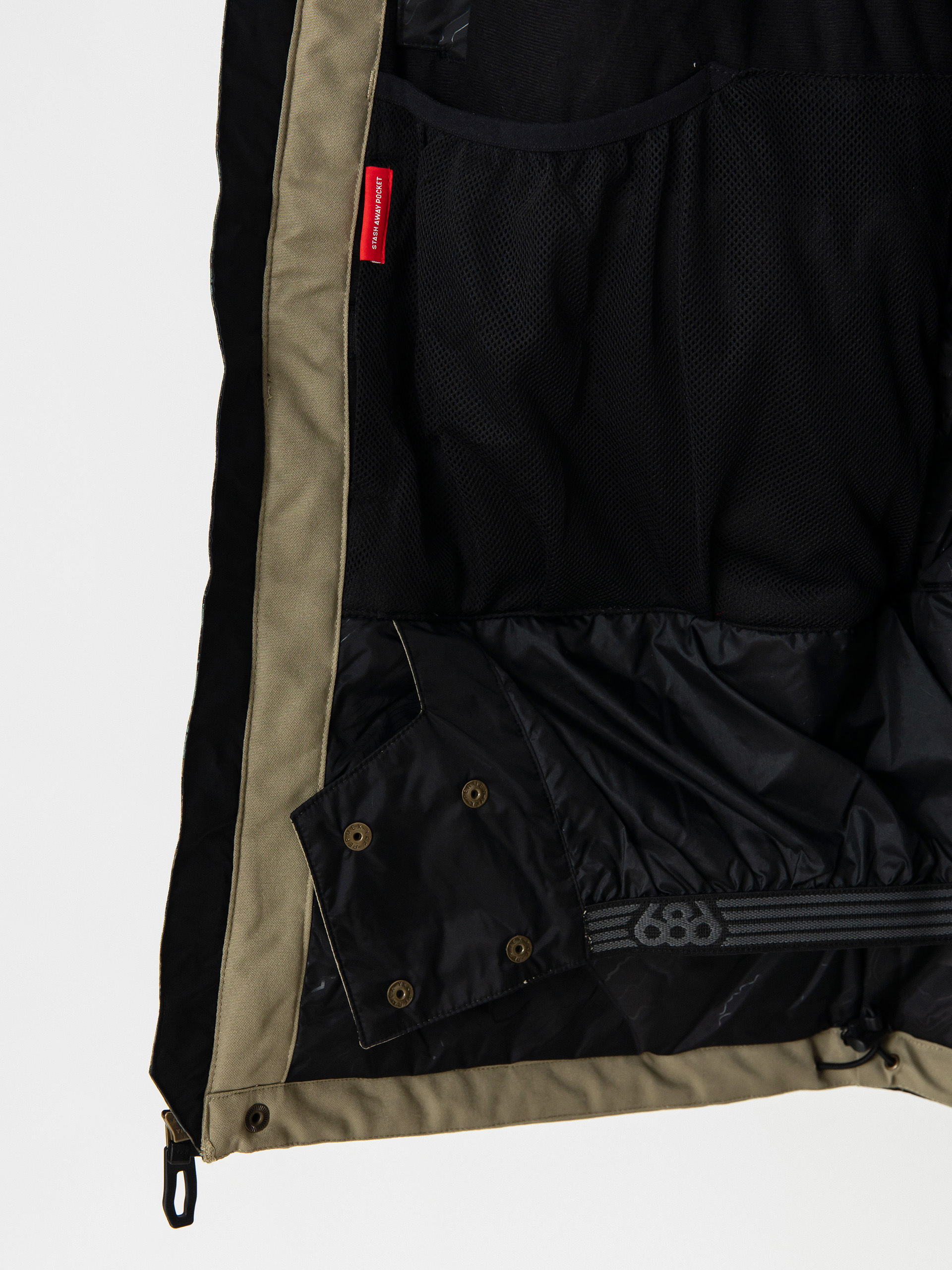 Pánská Snowboardová bunda 686 Geo Insulated (cypress green hemisphere colorblock)