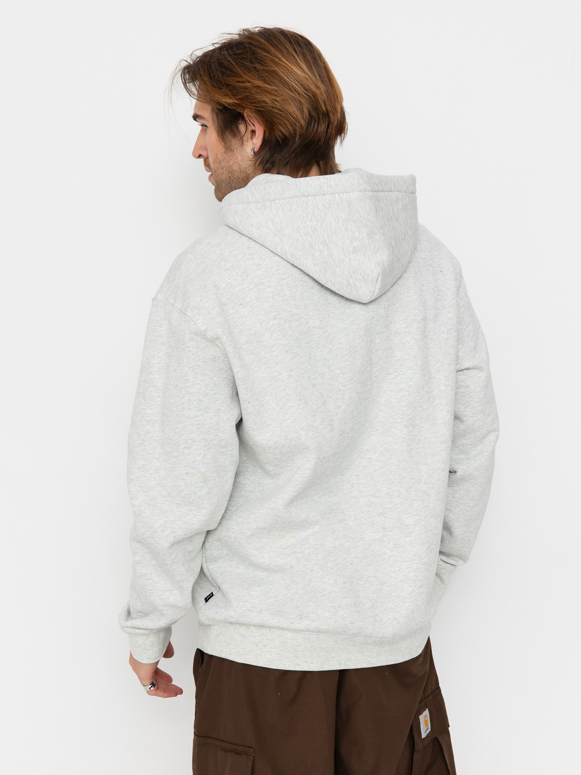 Mikina s kapucí HUF X Bronze Plantware HD (ash)