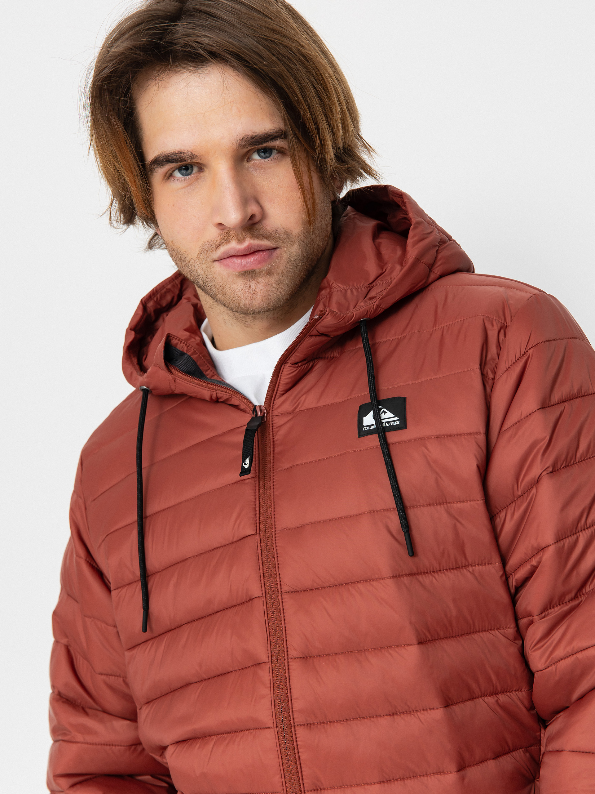 Bunda Quiksilver Scaly Hood (burgundy)