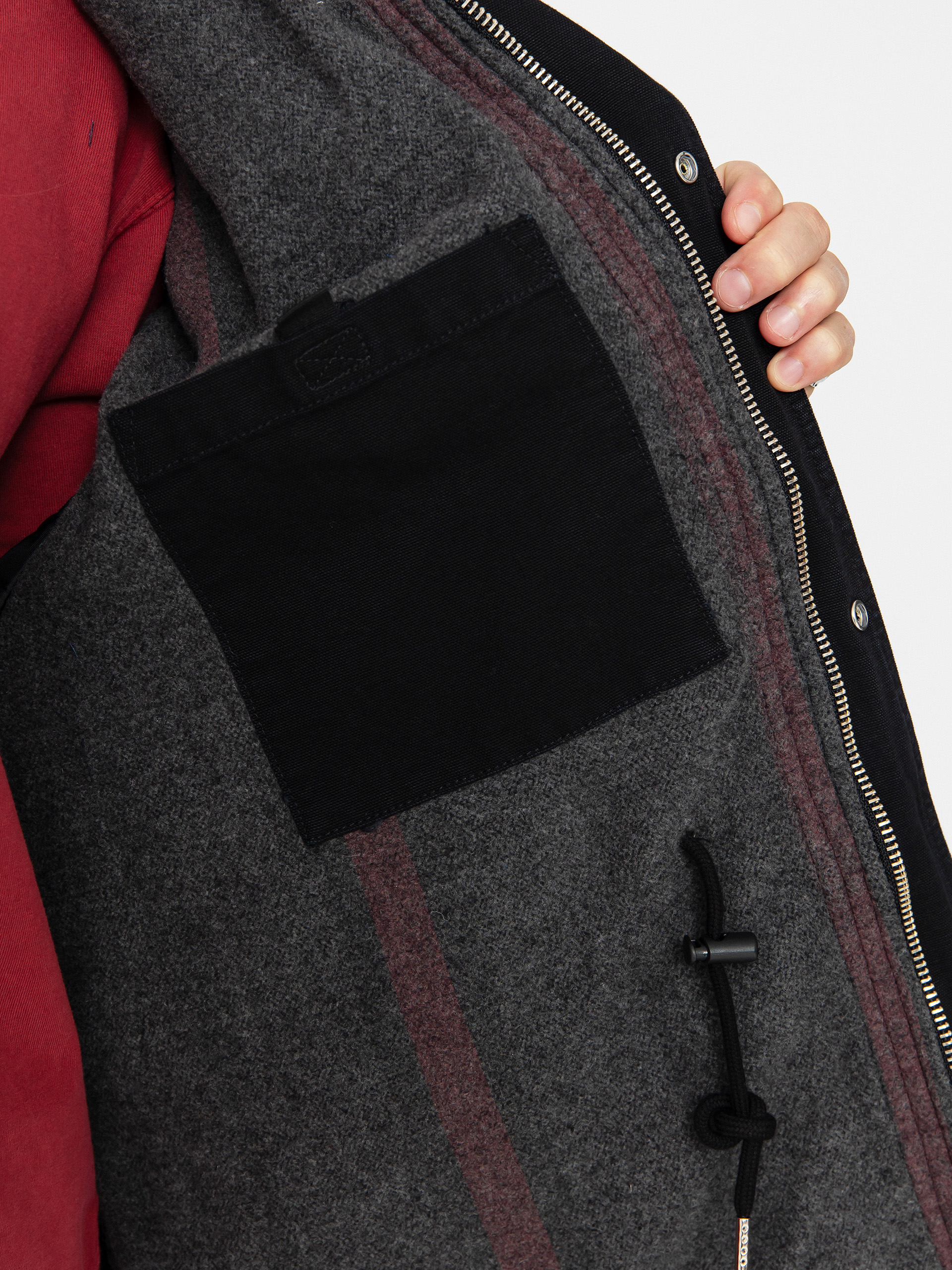 Bunda Carhartt WIP OG Santa Fe Coat (black/black)