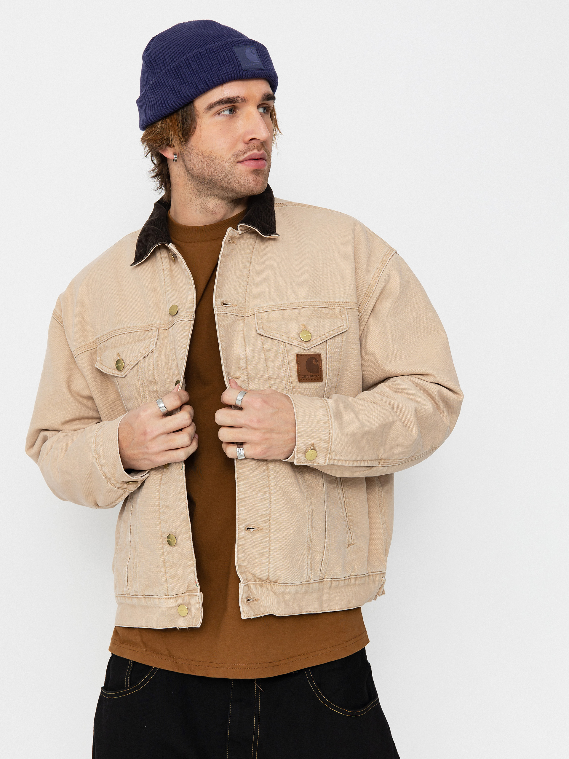 Bunda Carhartt WIP Dayton Trucker (dusty h brown/tobacco)