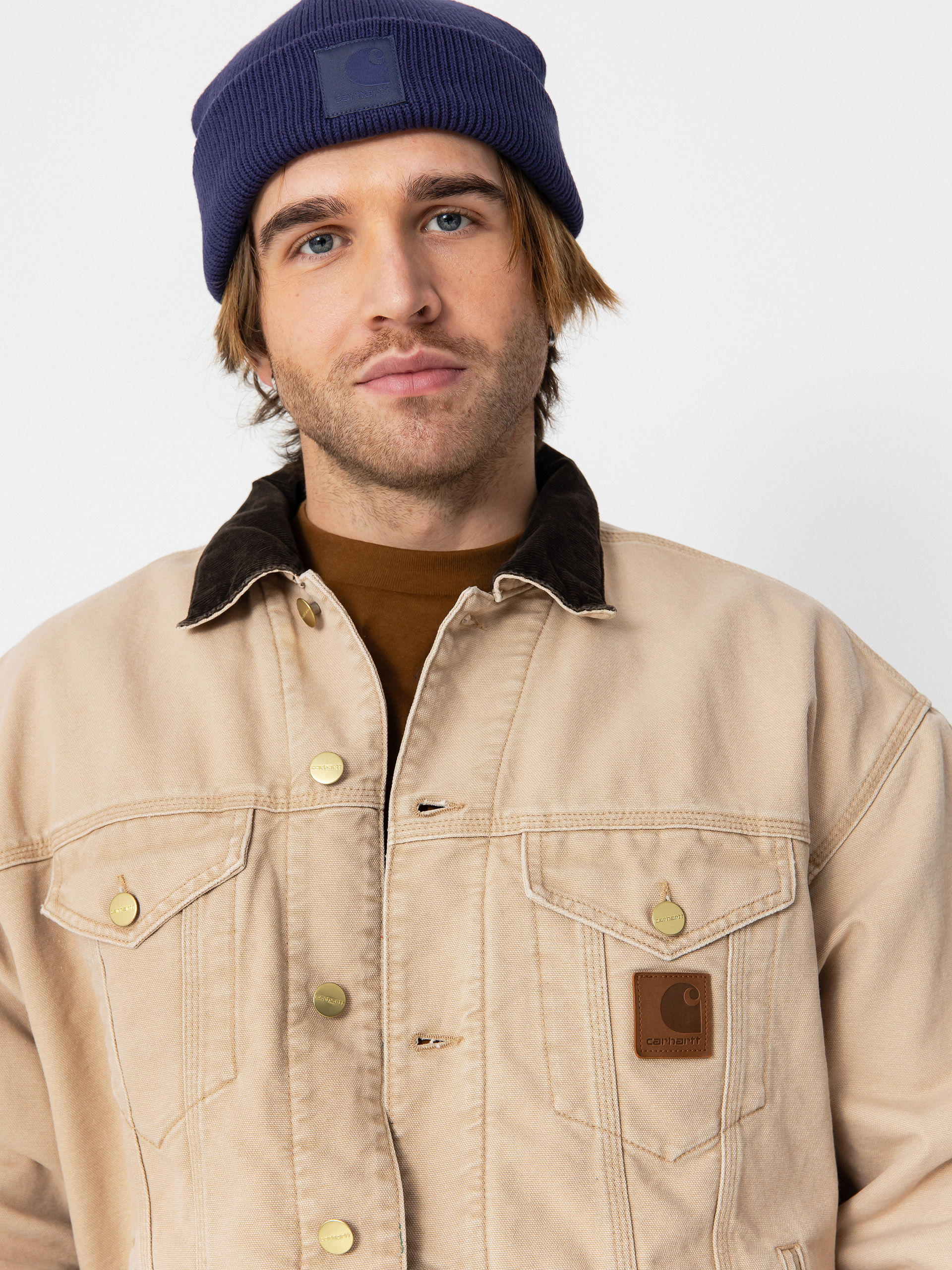 Bunda Carhartt WIP Dayton Trucker (dusty h brown/tobacco)