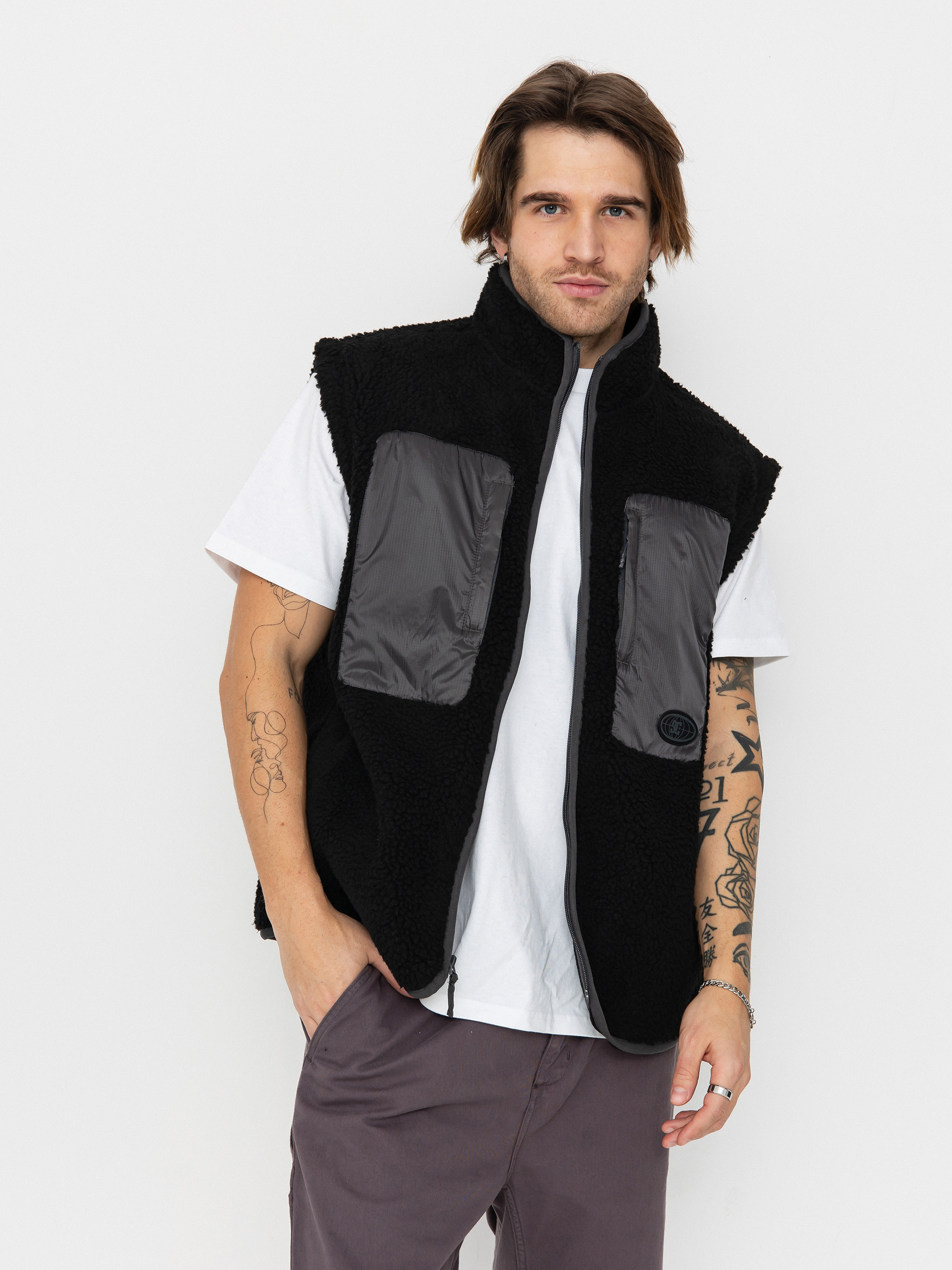 Pánský Fleecová mikina DC Traverse (black)