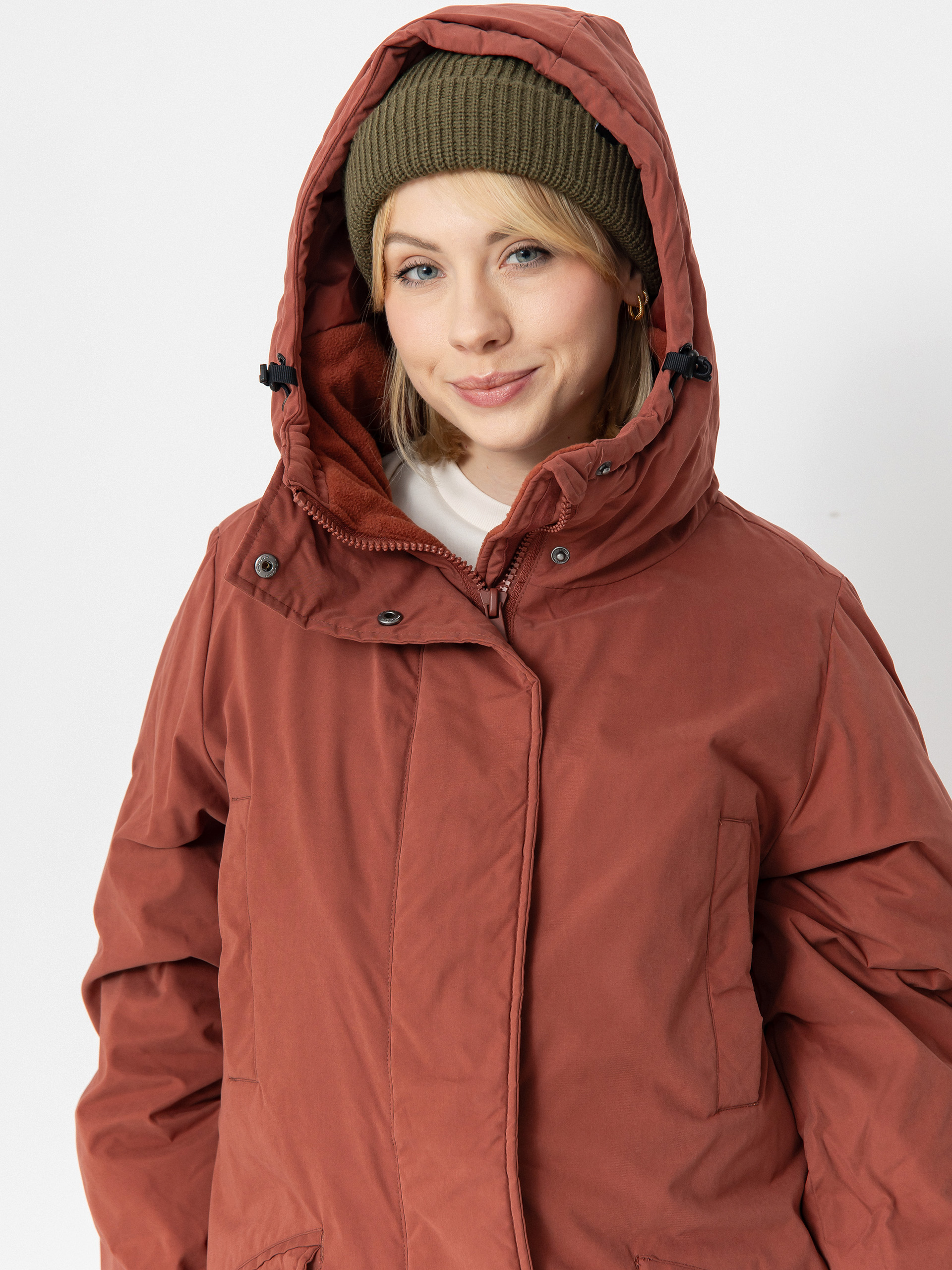 Bunda Volcom Sleepi Puff Up Parka Wmn (chestnut brown)