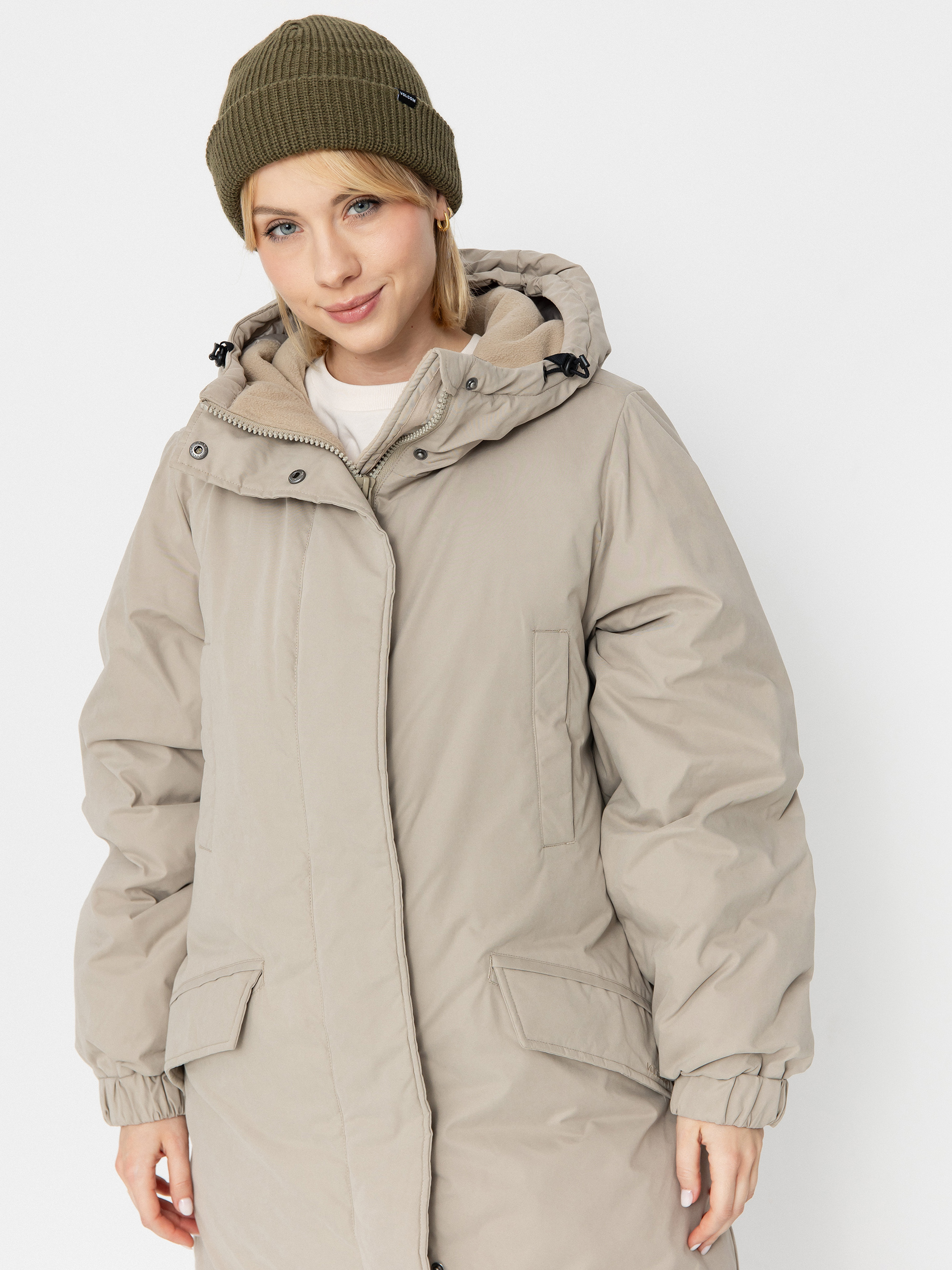 Bunda Volcom Sleepi Puff Up Parka Wmn (light khaki)