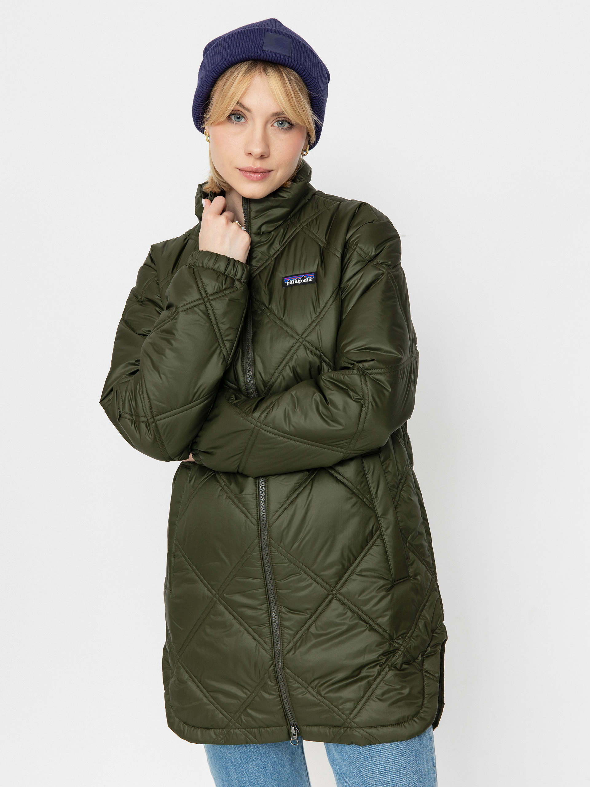 Bunda Patagonia Pine Bank Insulated Parka Wmn (pine needle green)