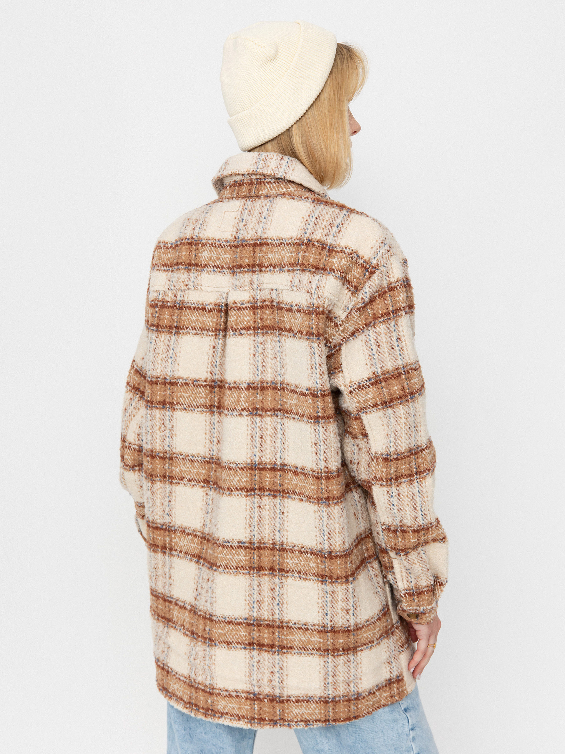 Košile Roxy Check The Swel III Wmn (parchement paradise)