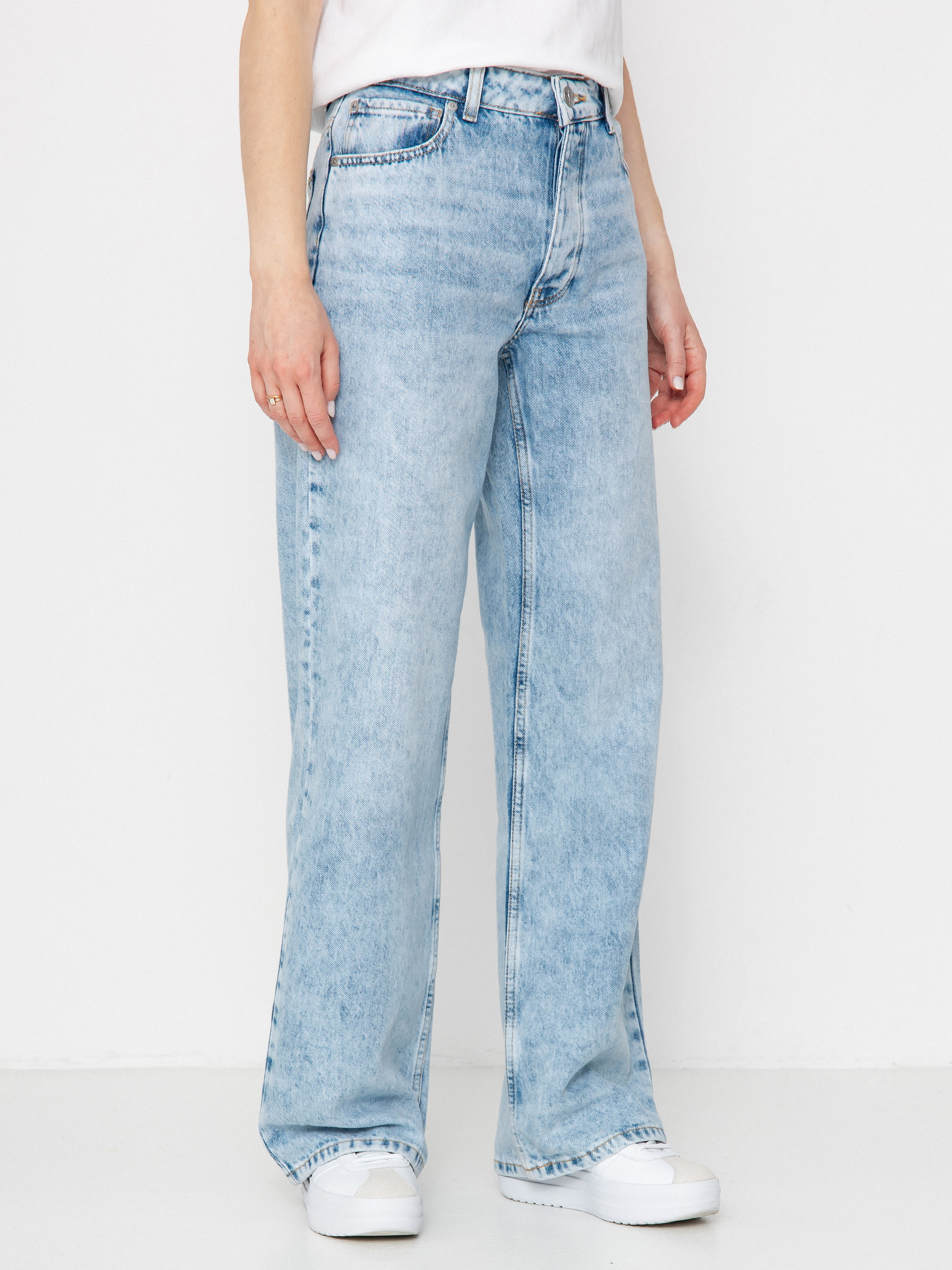 Kalhoty Roxy Milla Wide Leg Regular Wmn (glacier)