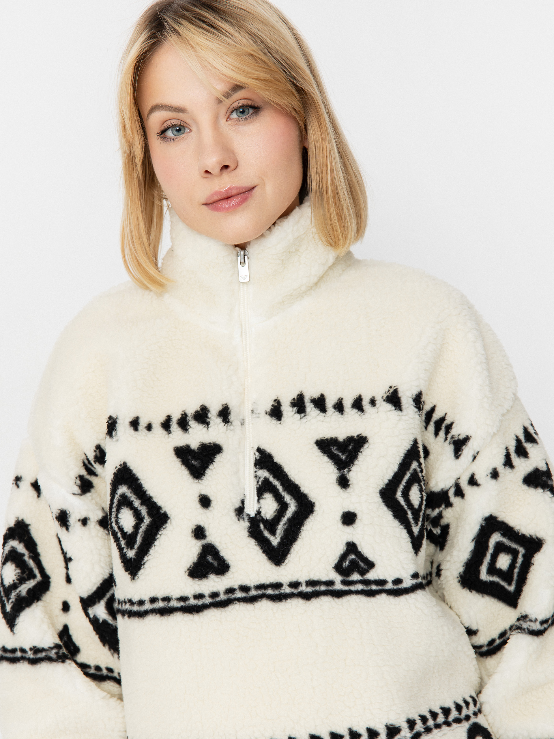 Dámský Fleecová mikina Roxy Treasure Soul (egret)