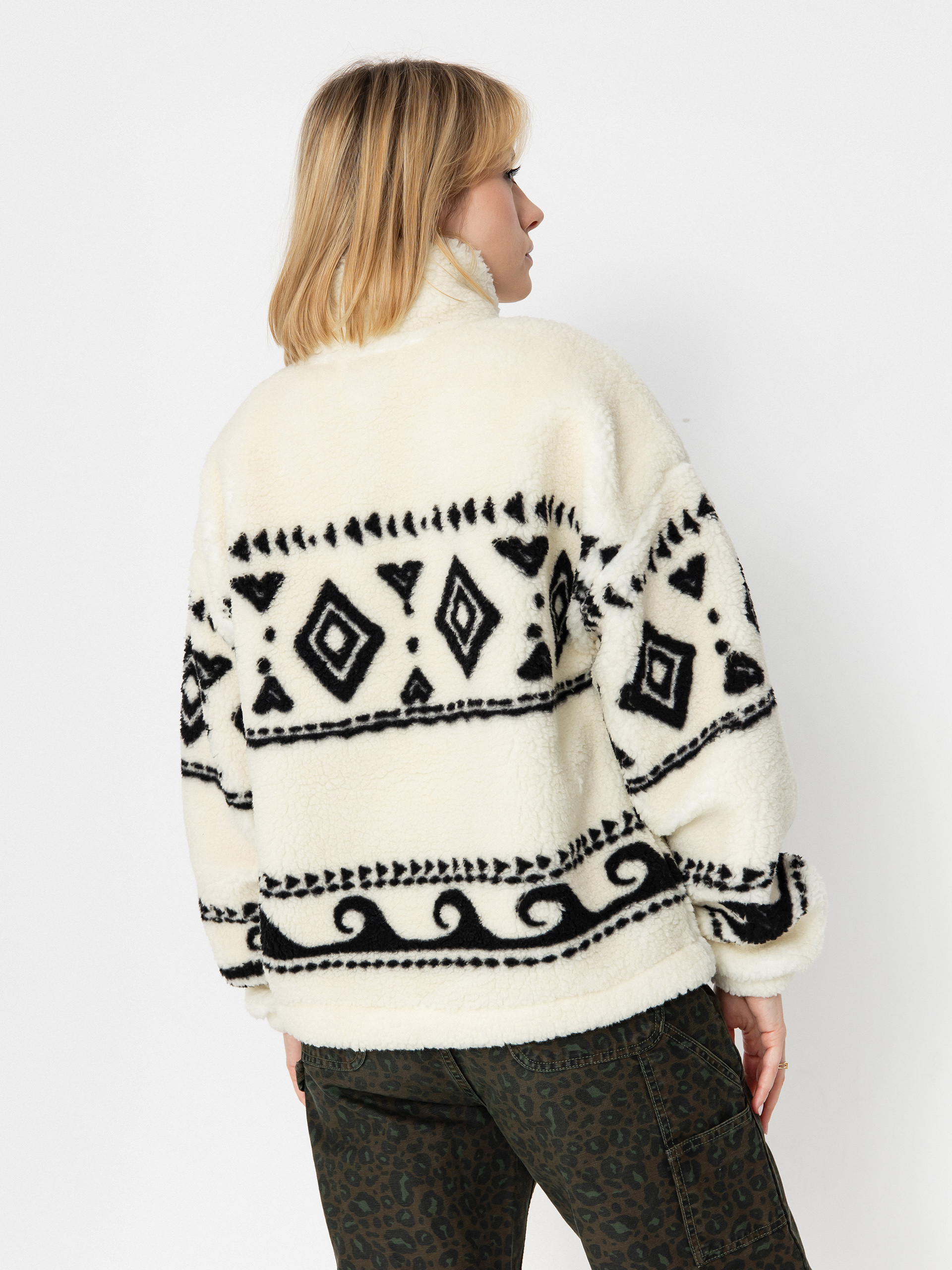 Dámský Fleecová mikina Roxy Treasure Soul (egret)