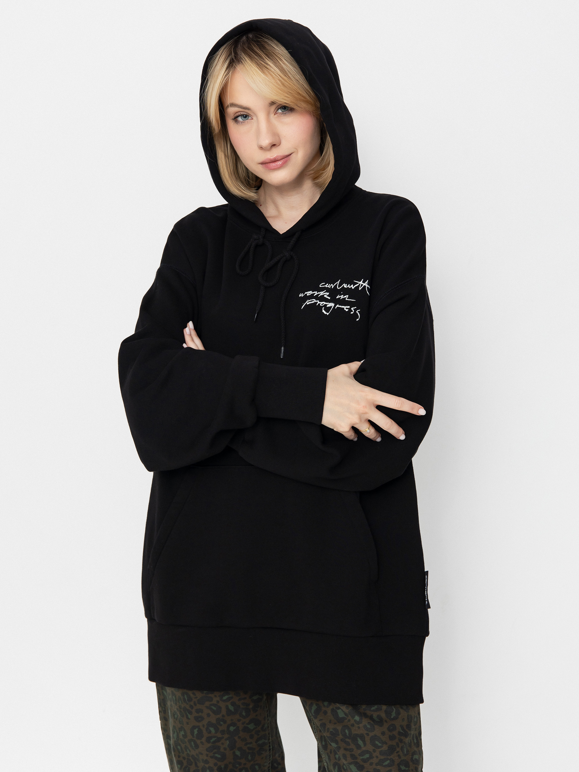Mikina s kapucí Carhartt WIP Lips HD Wmn (black)