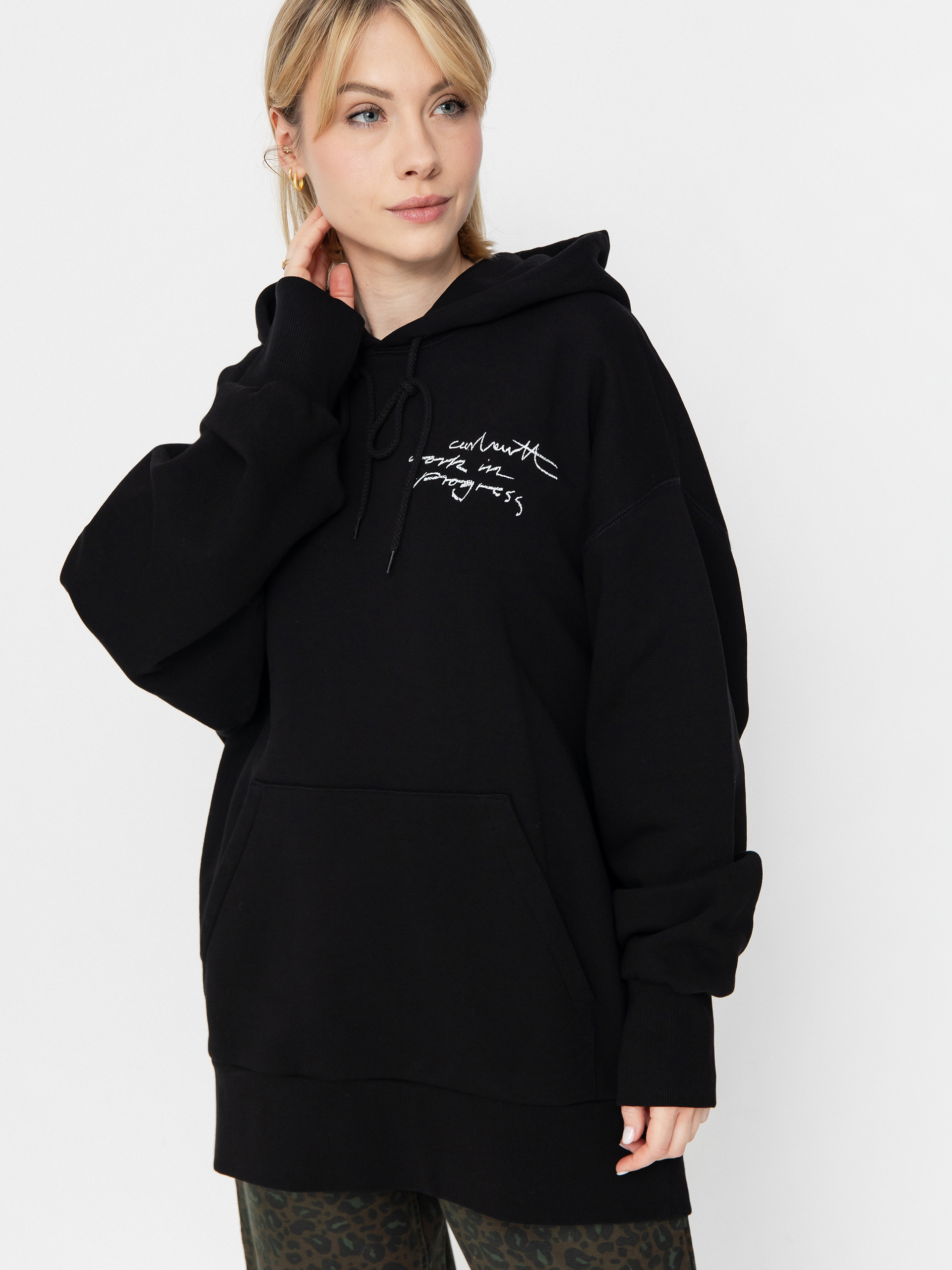 Mikina s kapucí Carhartt WIP Lips HD Wmn (black)