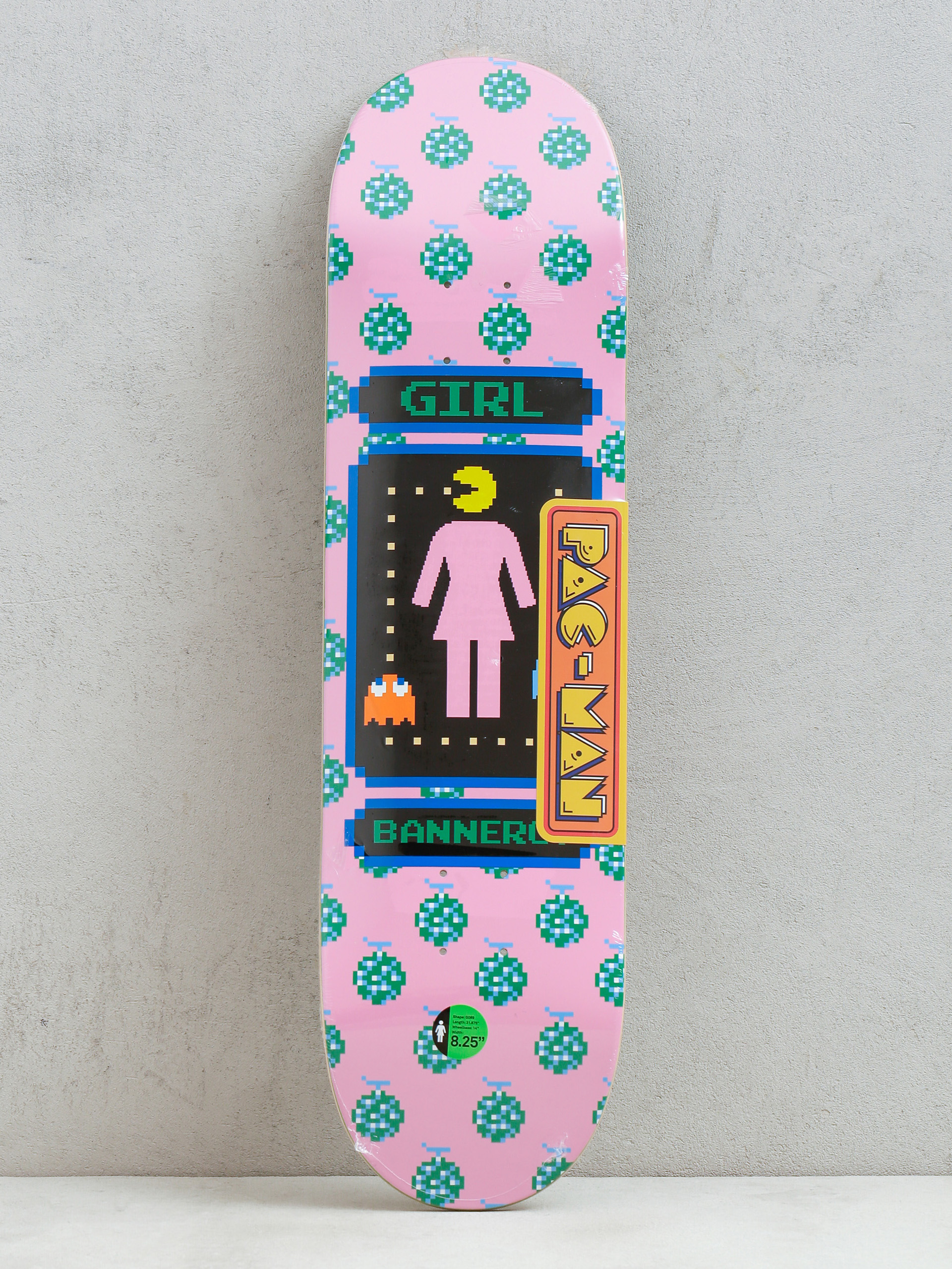 Deska Girl Skateboard Bannerot Pac Man (pink)