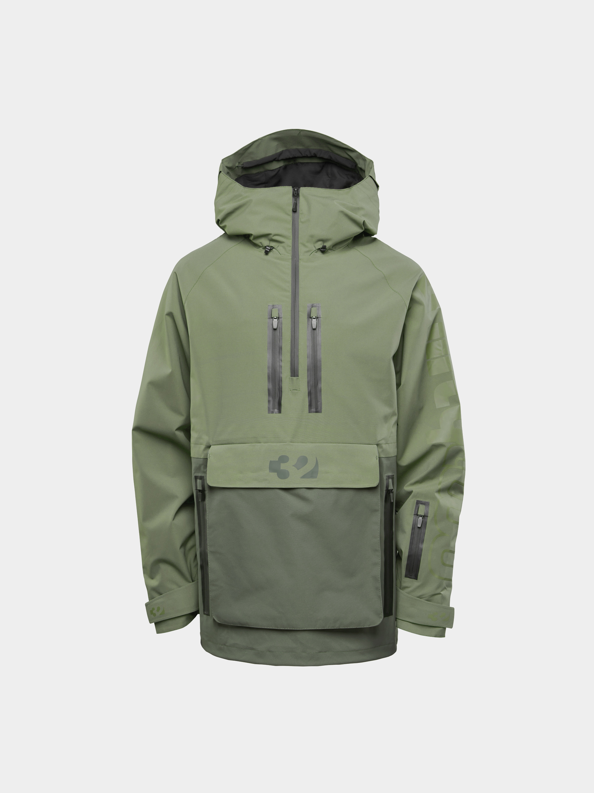 Pánská Snowboardová bunda ThirtyTwo Light Anorak (military)