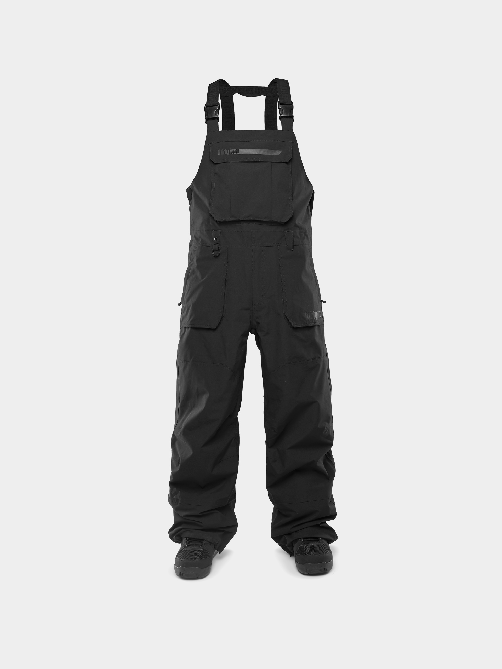 Snowboardové kalhoty  ThirtyTwo Basement Bib (black)