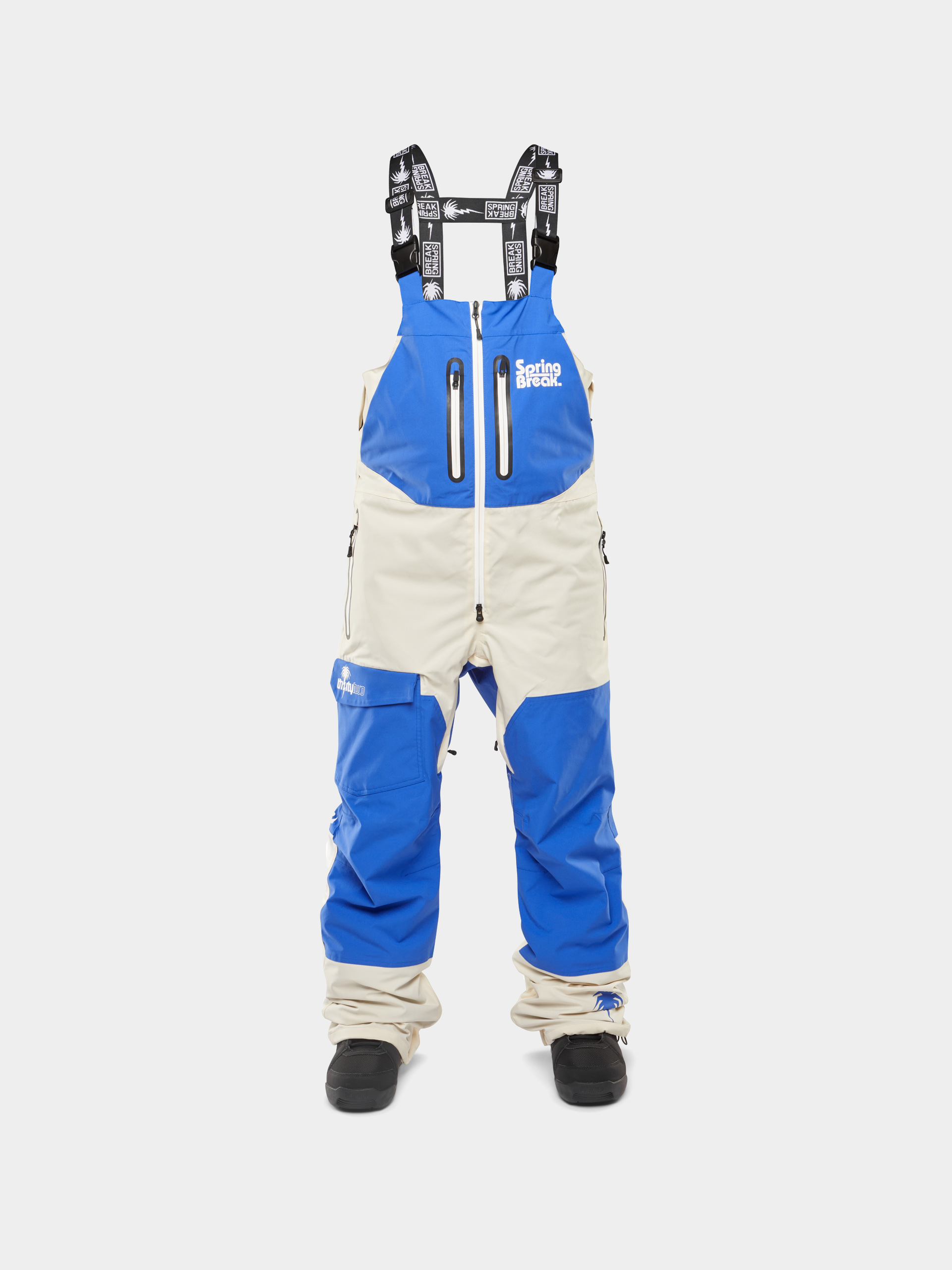 Snowboardové kalhoty  ThirtyTwo Springbreak Bib (blue)