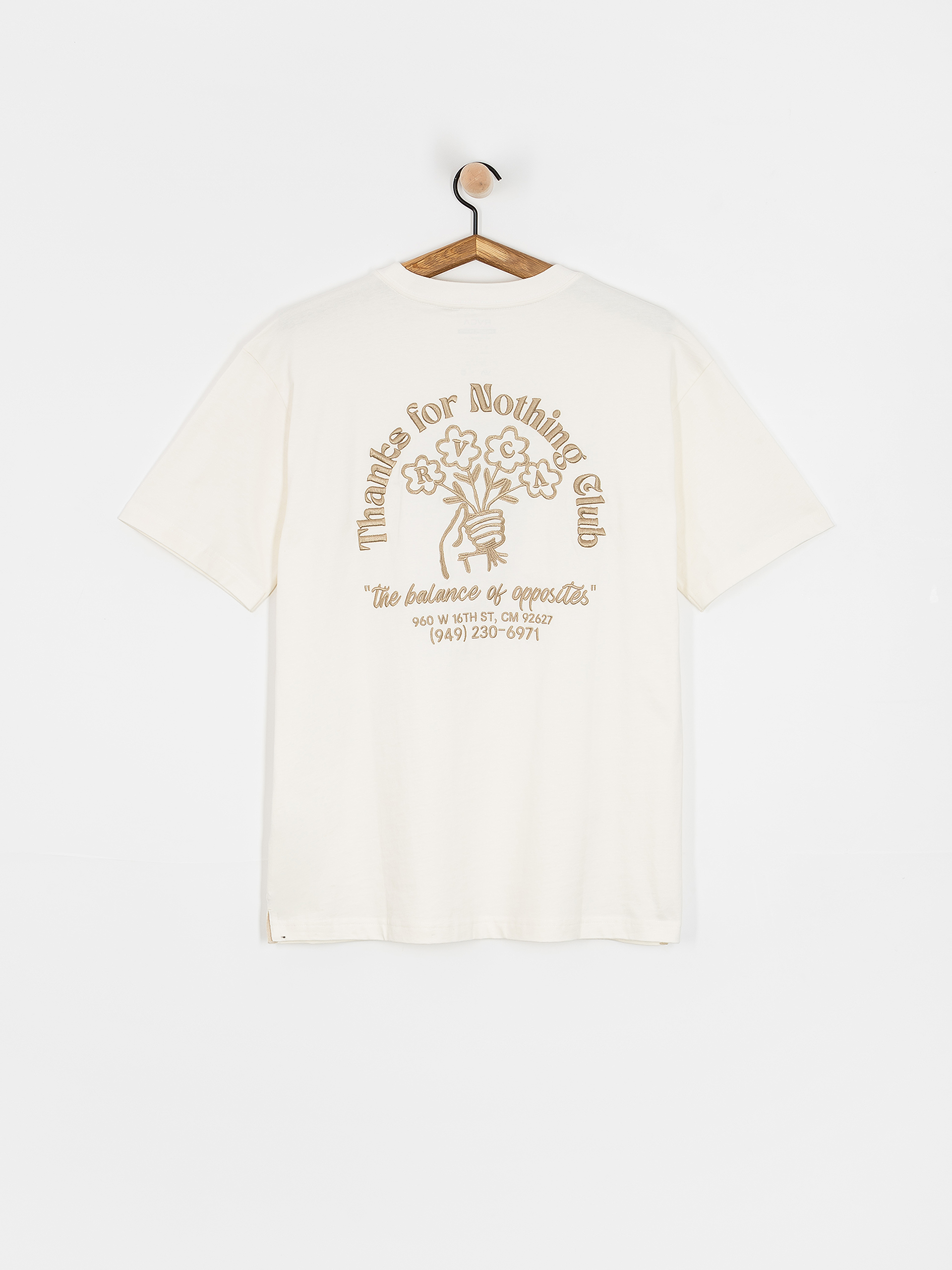 Tričko RVCA Thanks For Nothing (salt)