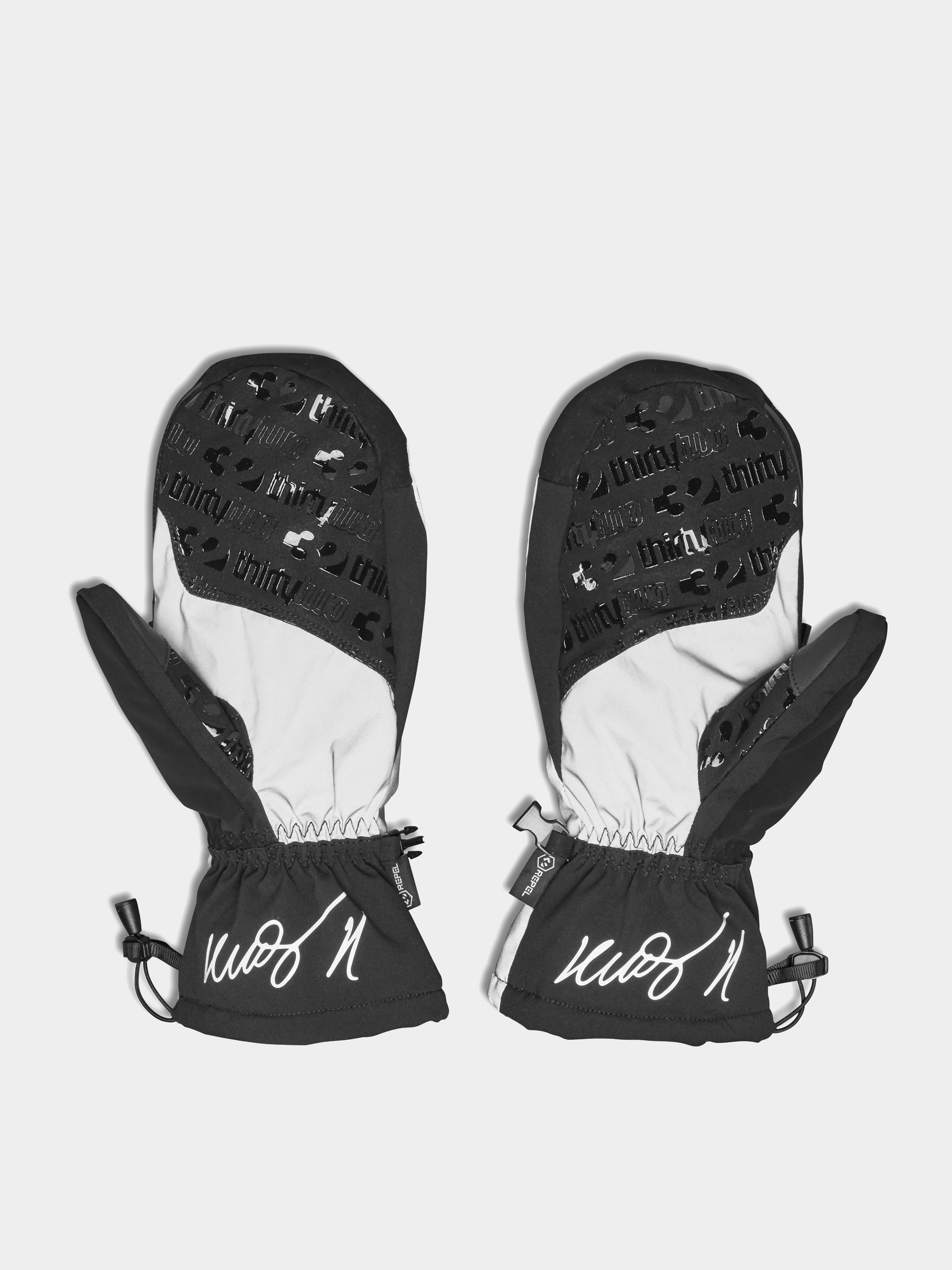 Rukavice ThirtyTwo Corp Mitt Xlt (black/black/reflective)