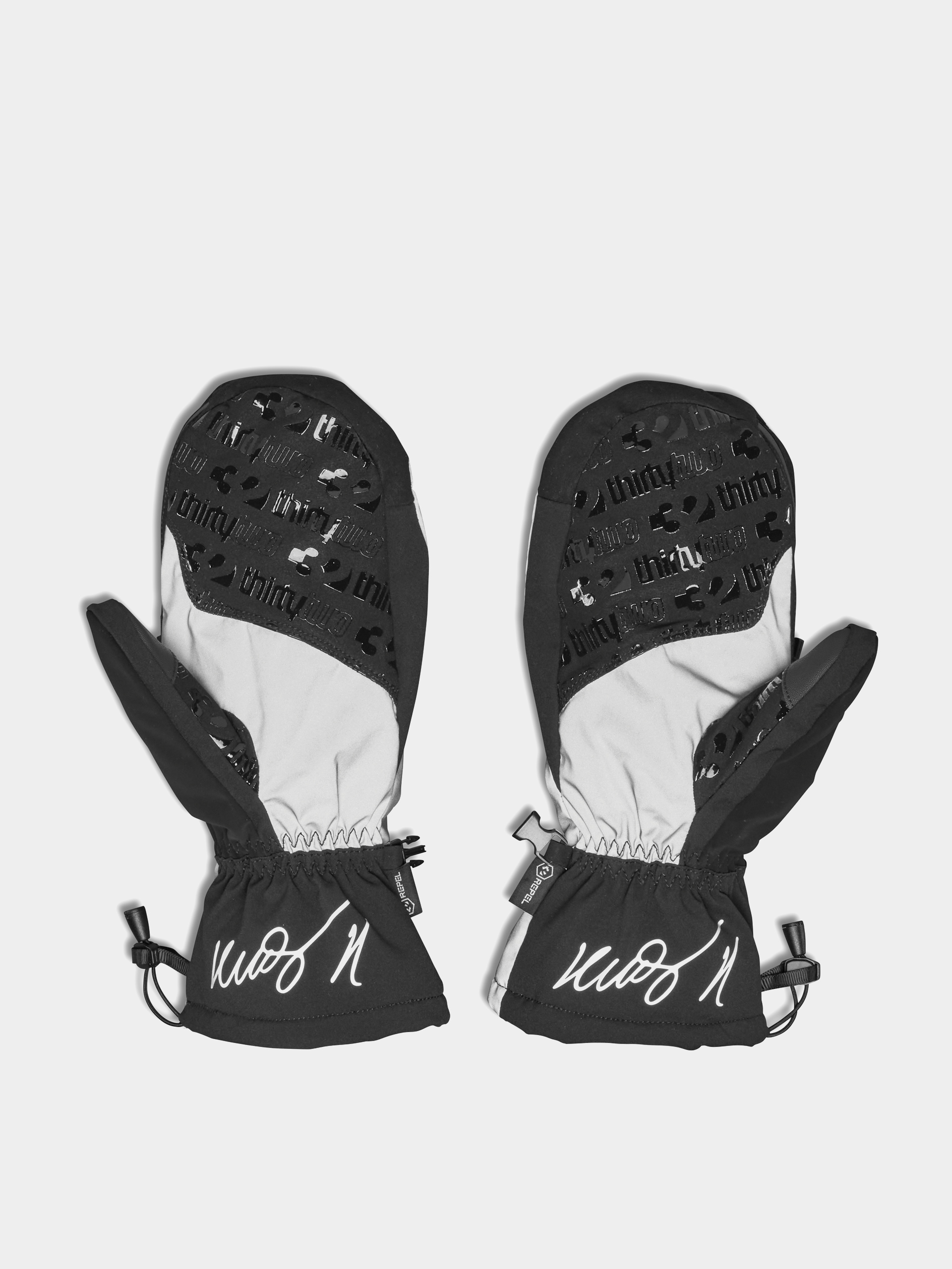 Rukavice ThirtyTwo Corp Mitt Xlt (black/black/reflective)
