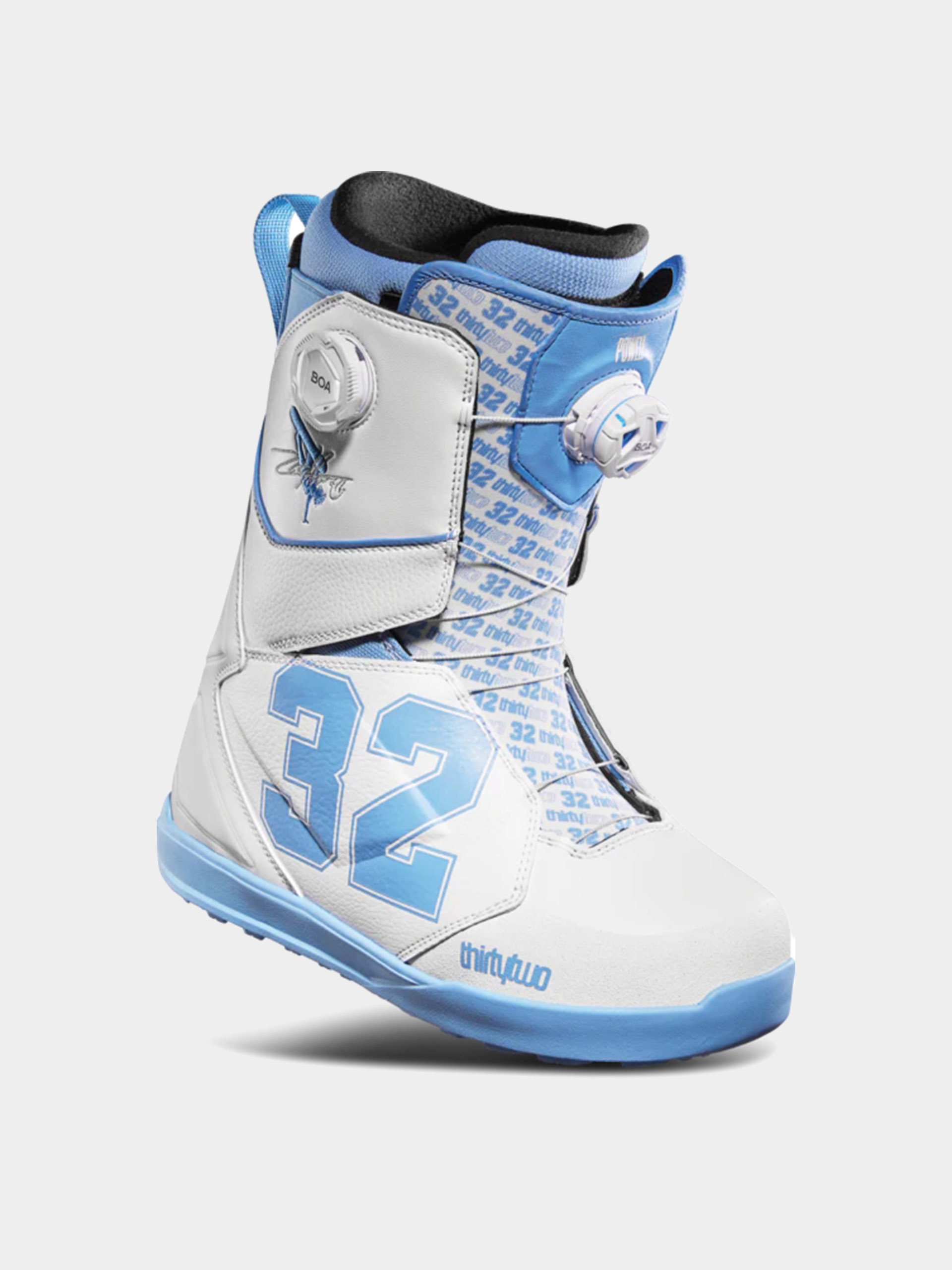 Boty na snowboard ThirtyTwo Lashed Double Boa Powell (white/blue)