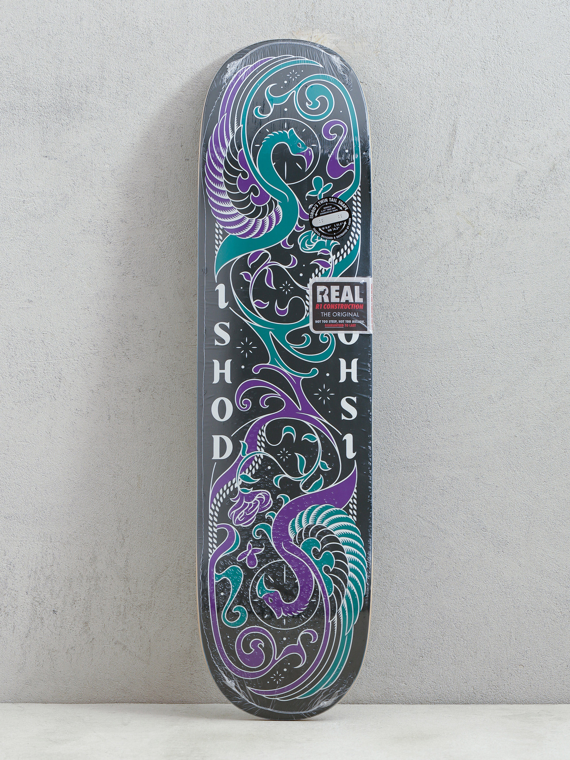 Deska Real Ishod Illuminatd (black/purple/teal)