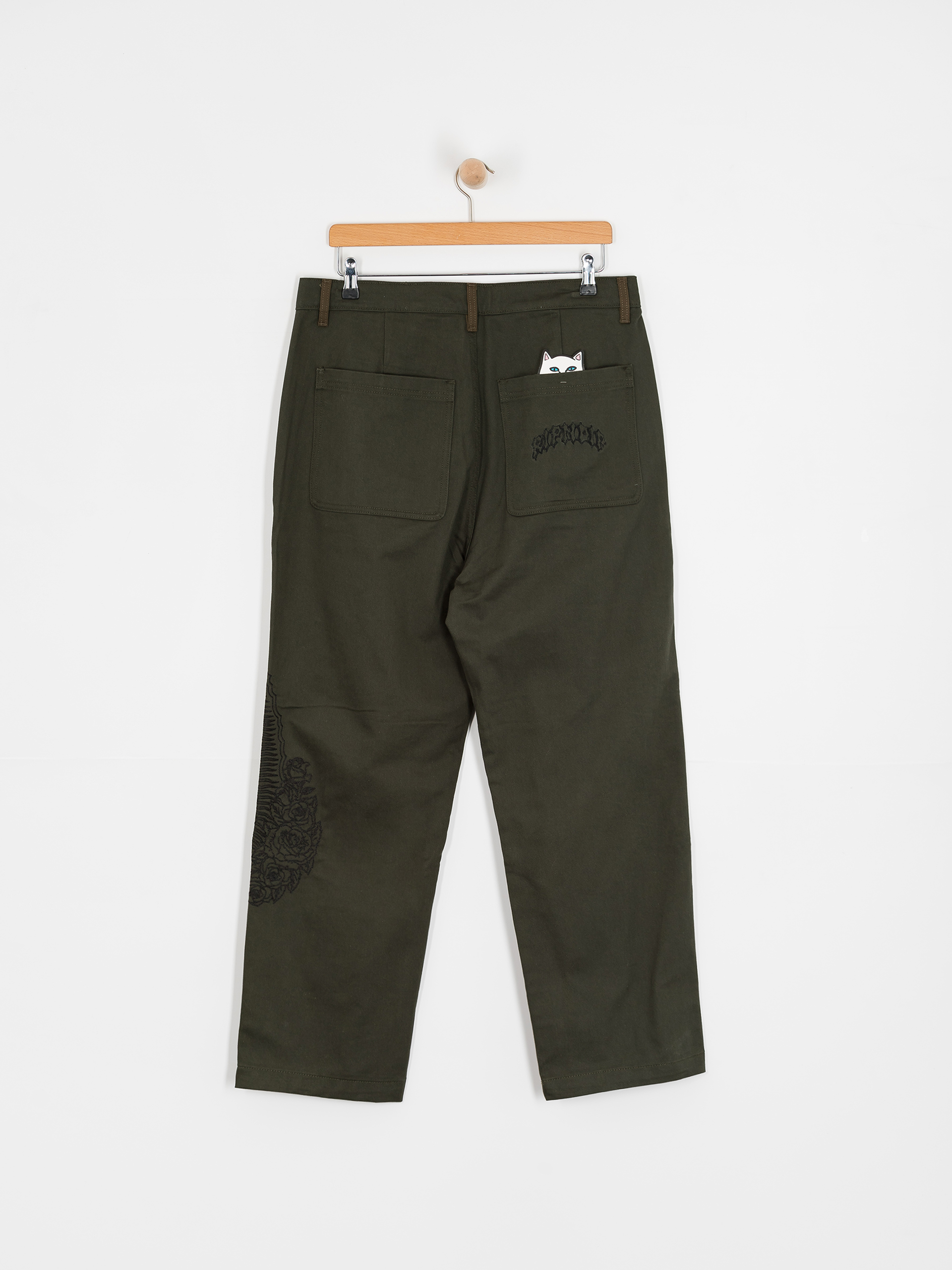 Kalhoty RipNDip Mother Nerm Twill (dark olive)