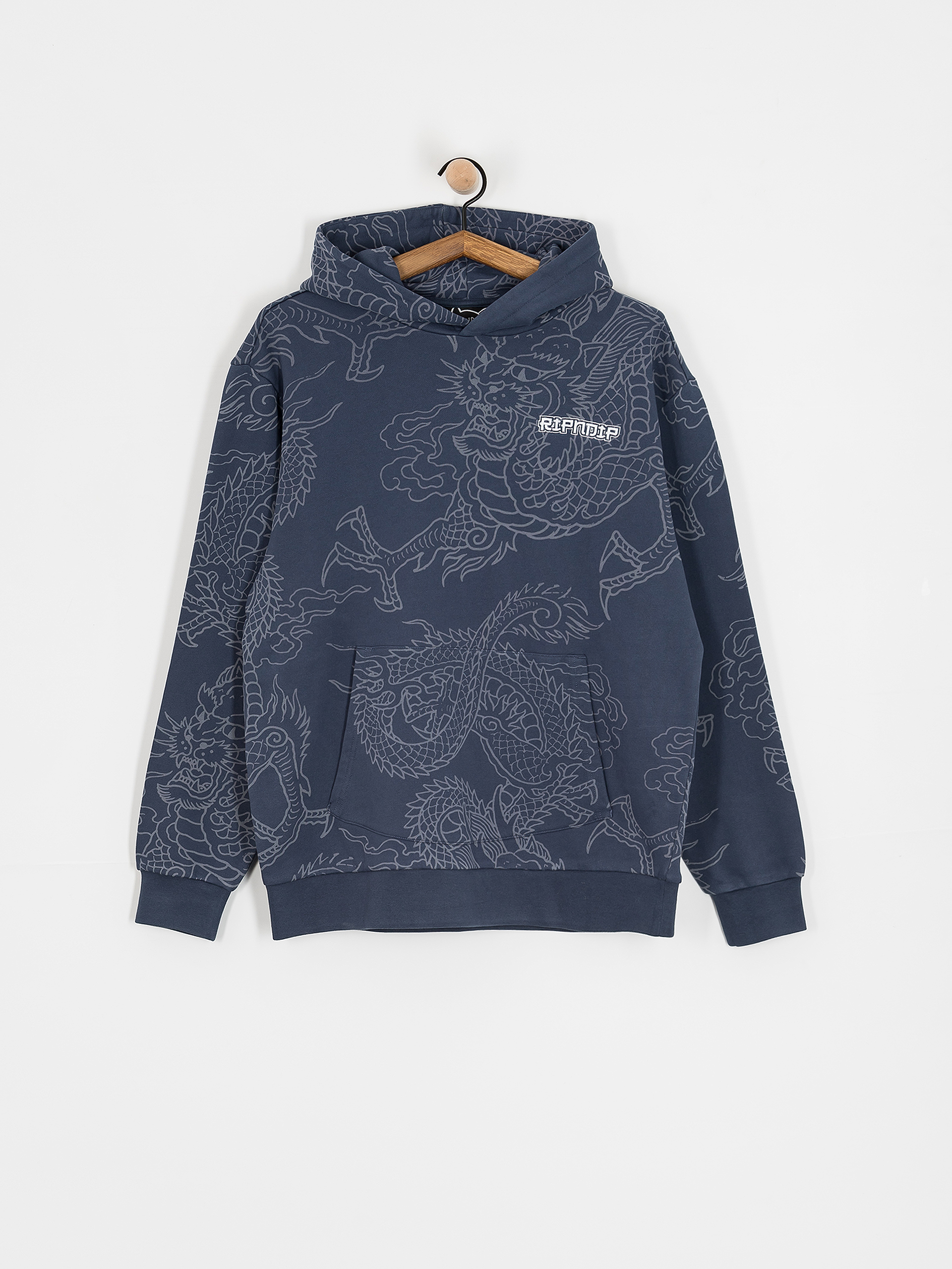 Mikina s kapucí RipNDip Haku HD (navy)