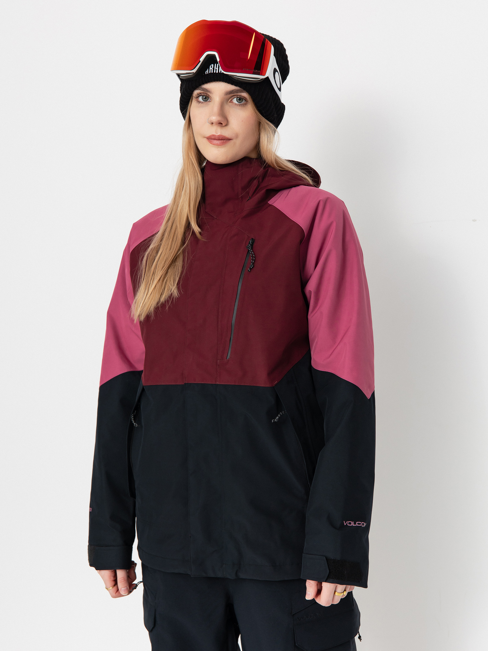 Dámská Snowboardová bunda Volcom V.Co Aris Ins Gore (burgundy)