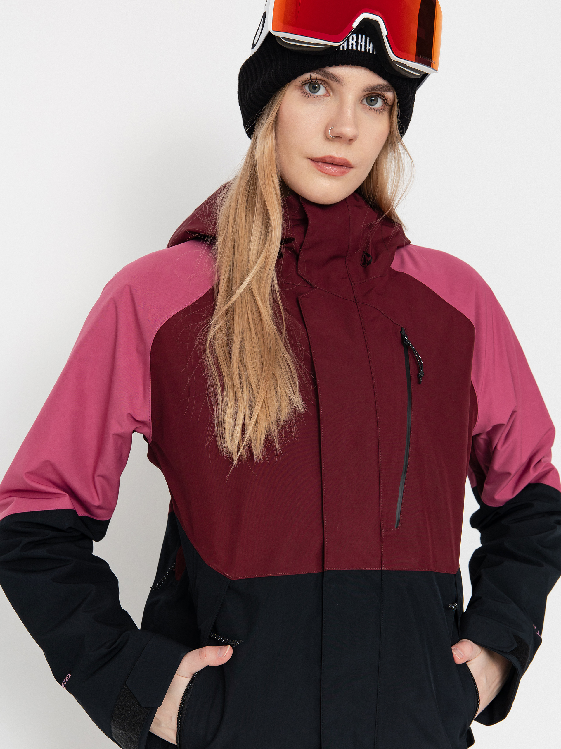 Dámská Snowboardová bunda Volcom V.Co Aris Ins Gore (burgundy)