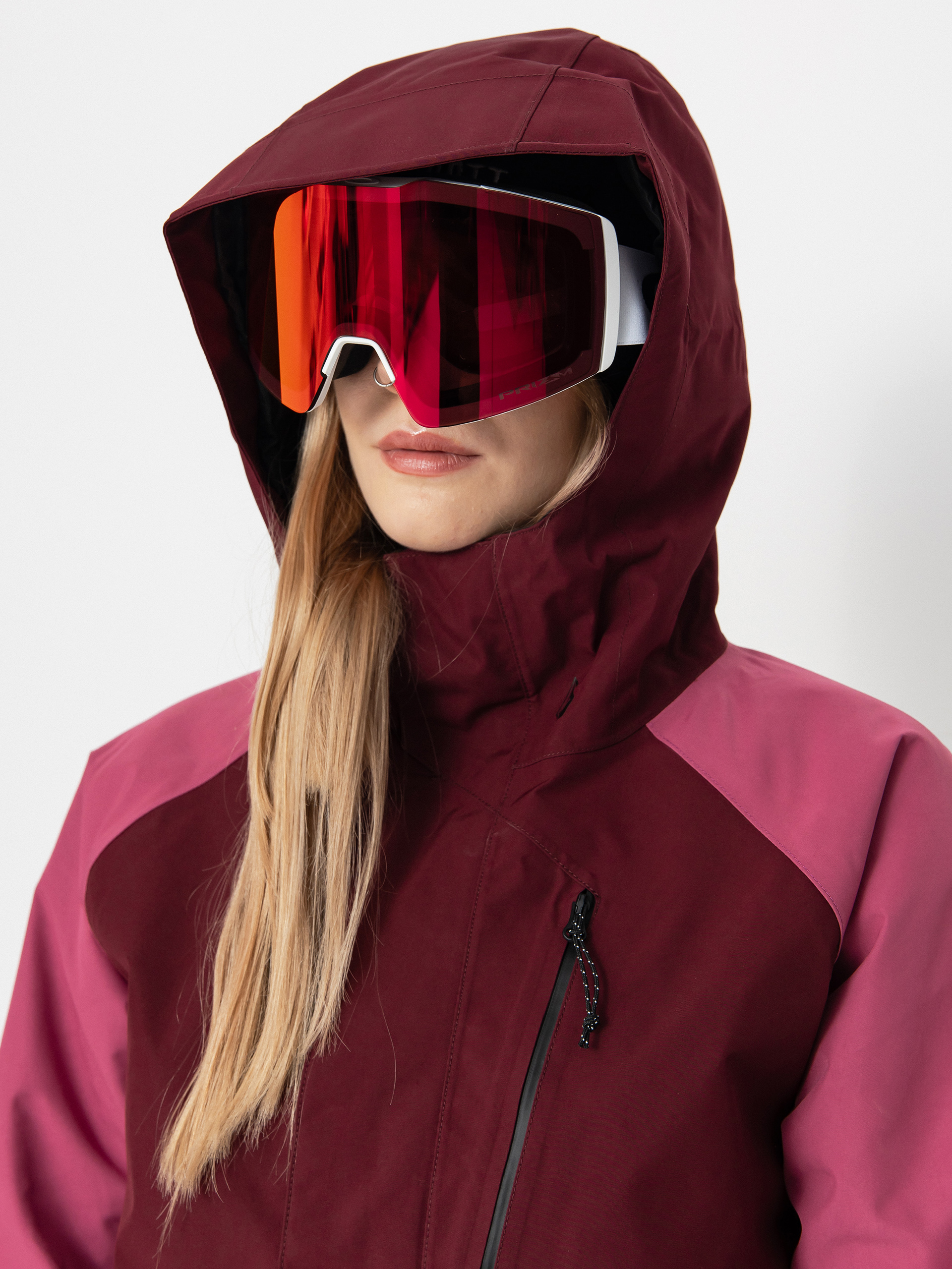 Dámská Snowboardová bunda Volcom V.Co Aris Ins Gore (burgundy)