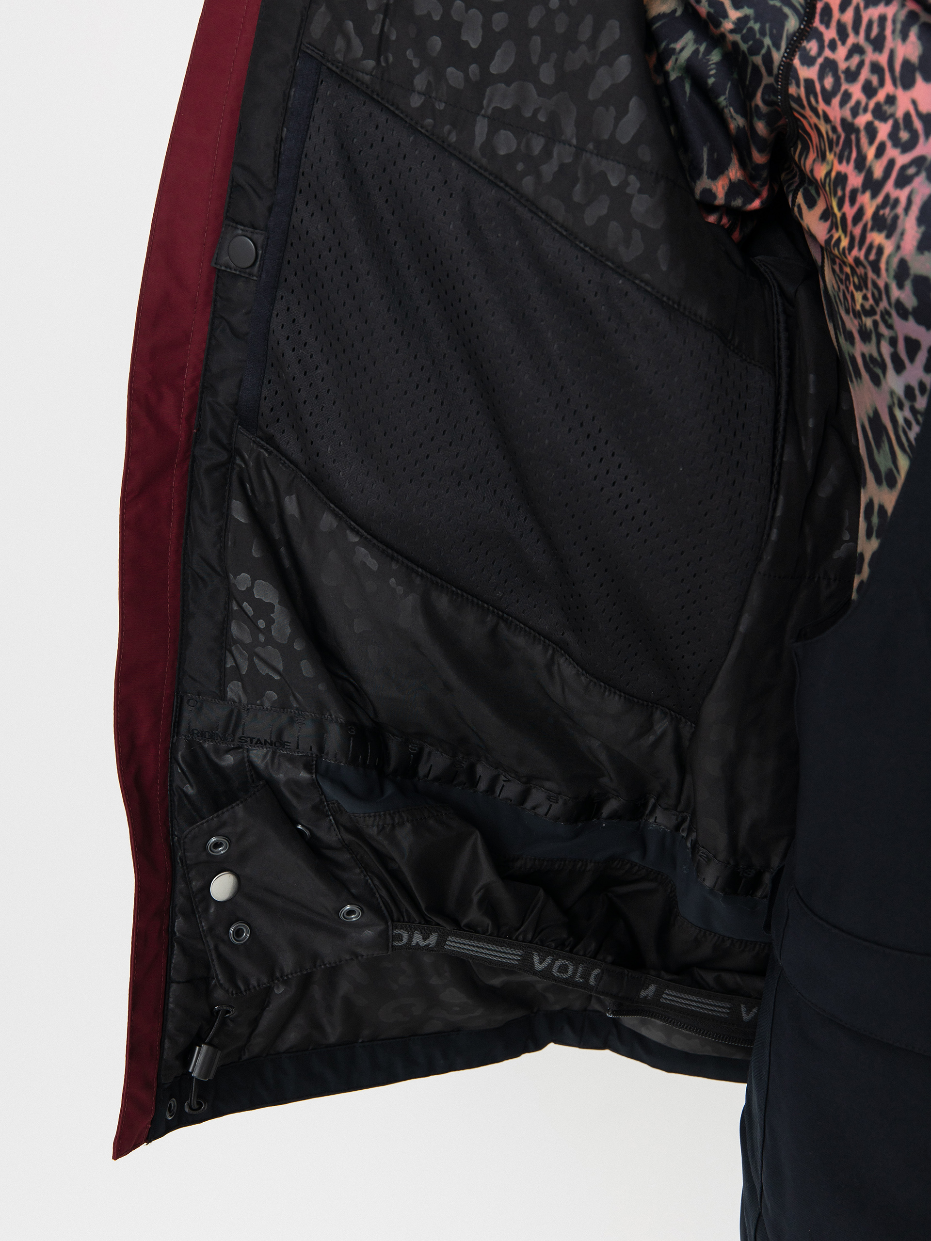 Dámská Snowboardová bunda Volcom V.Co Aris Ins Gore (burgundy)