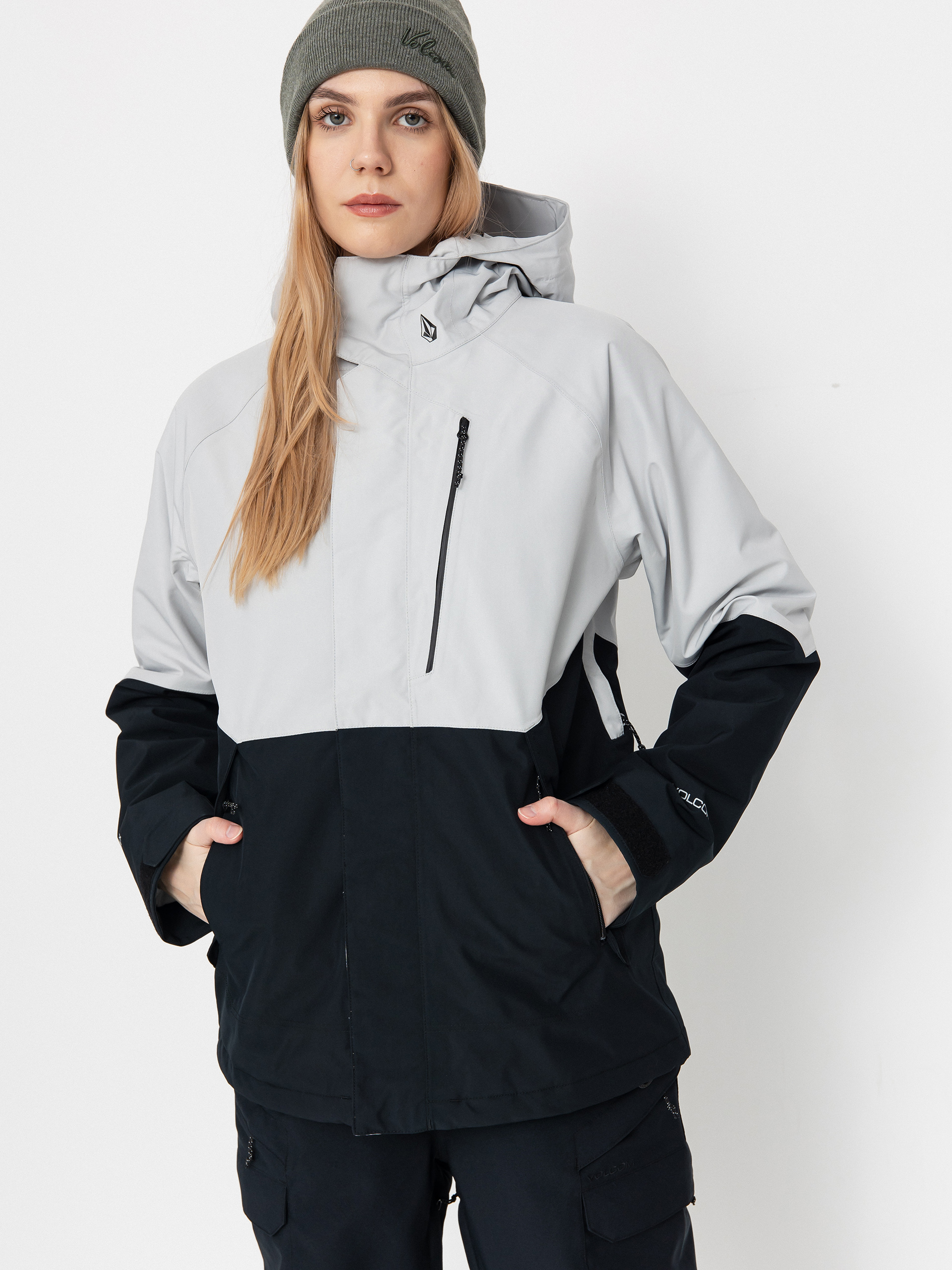 Dámská Snowboardová bunda Volcom V.Co Aris Ins Gore (cloud grey)