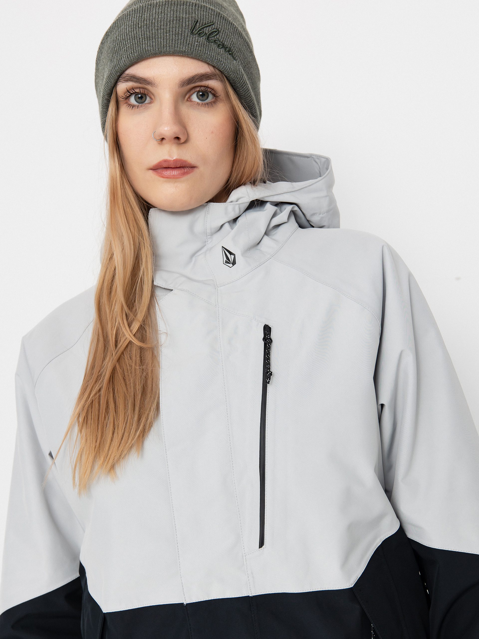 Dámská Snowboardová bunda Volcom V.Co Aris Ins Gore (cloud grey)