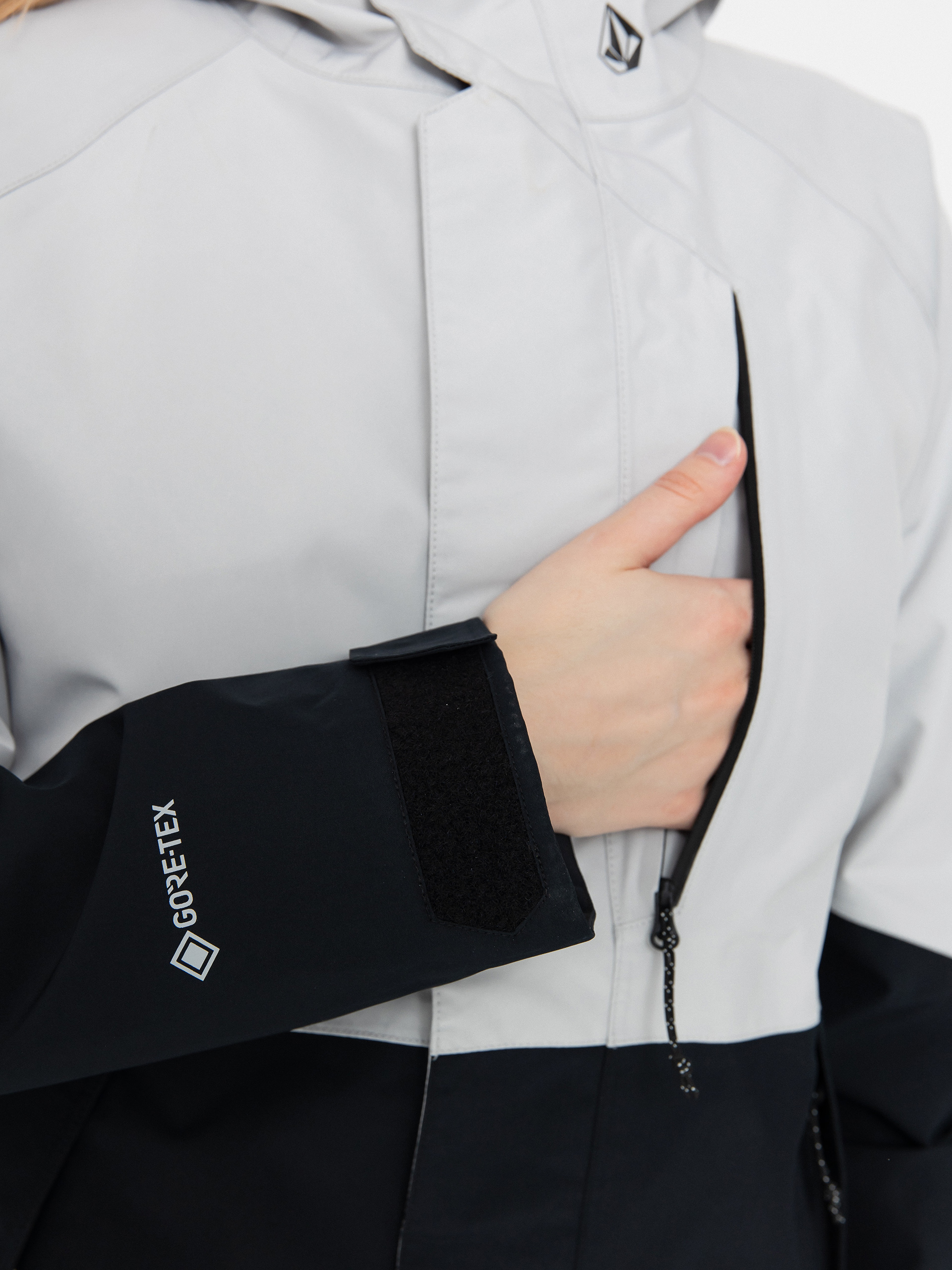 Dámská Snowboardová bunda Volcom V.Co Aris Ins Gore (cloud grey)