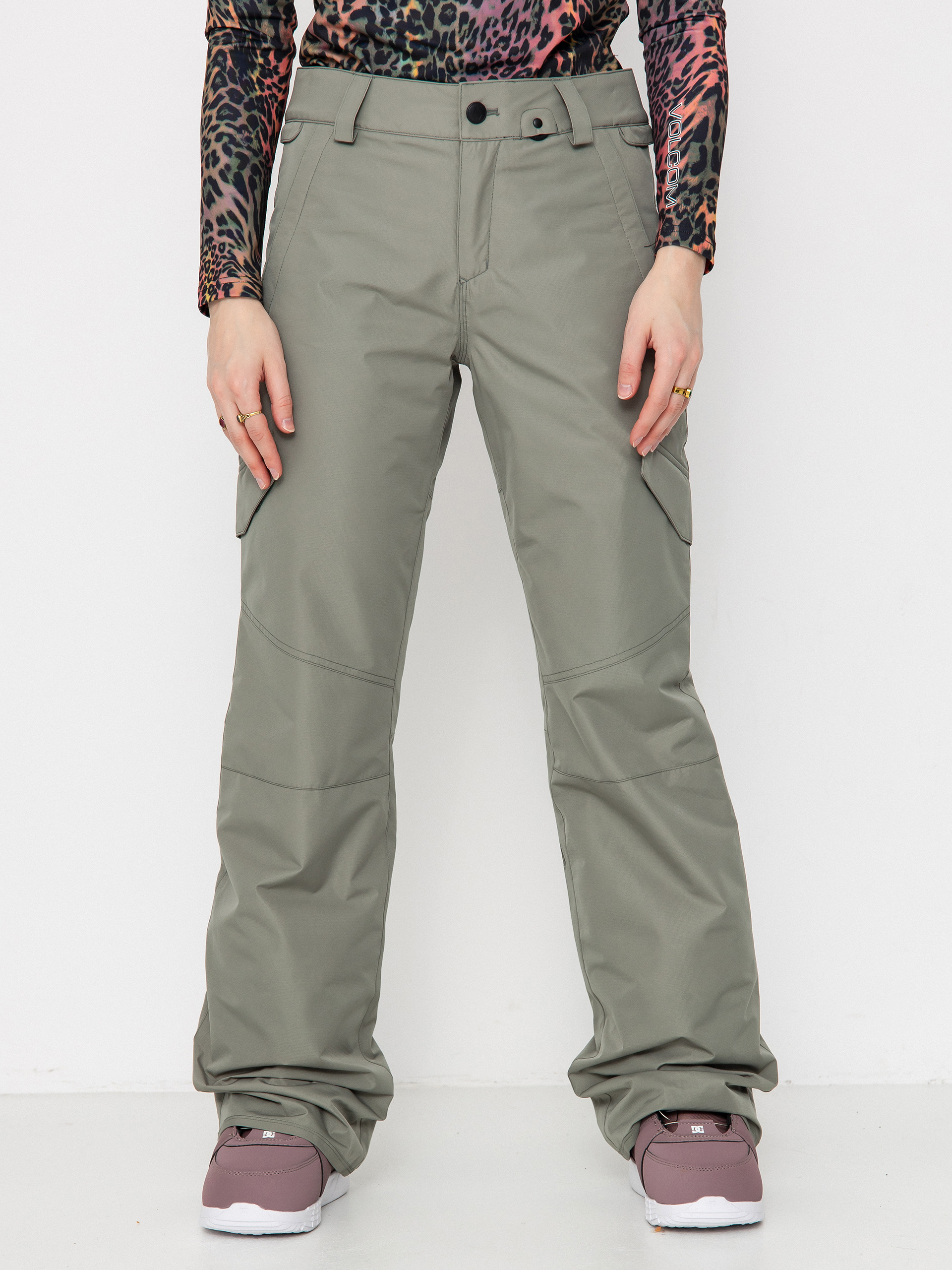 Snowboardové kalhoty  Volcom Bridger Ins Wmn (lichen green)